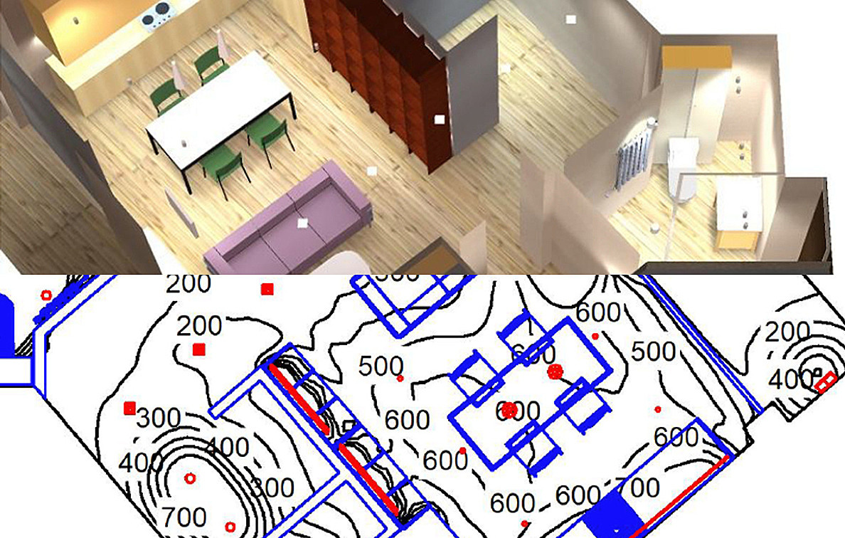 Вопрос: Как осветить темный интерьер
