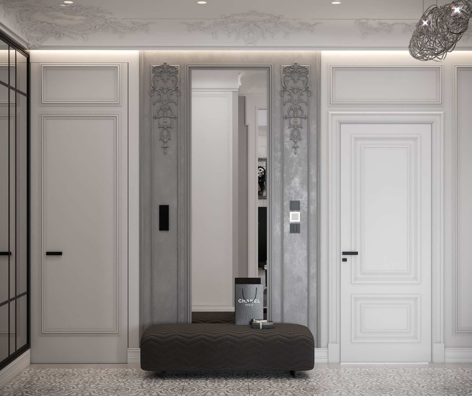 Дизайн трехкомнатной квартиры 170 м2