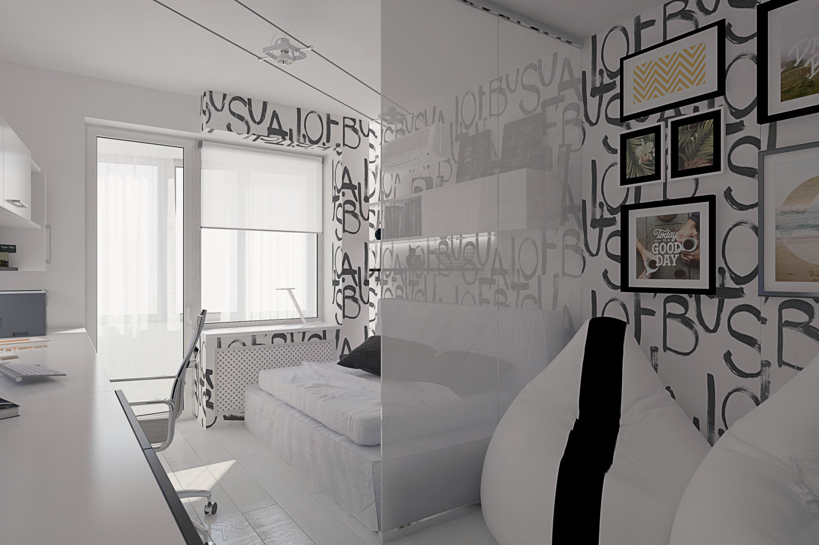 "Black & white"