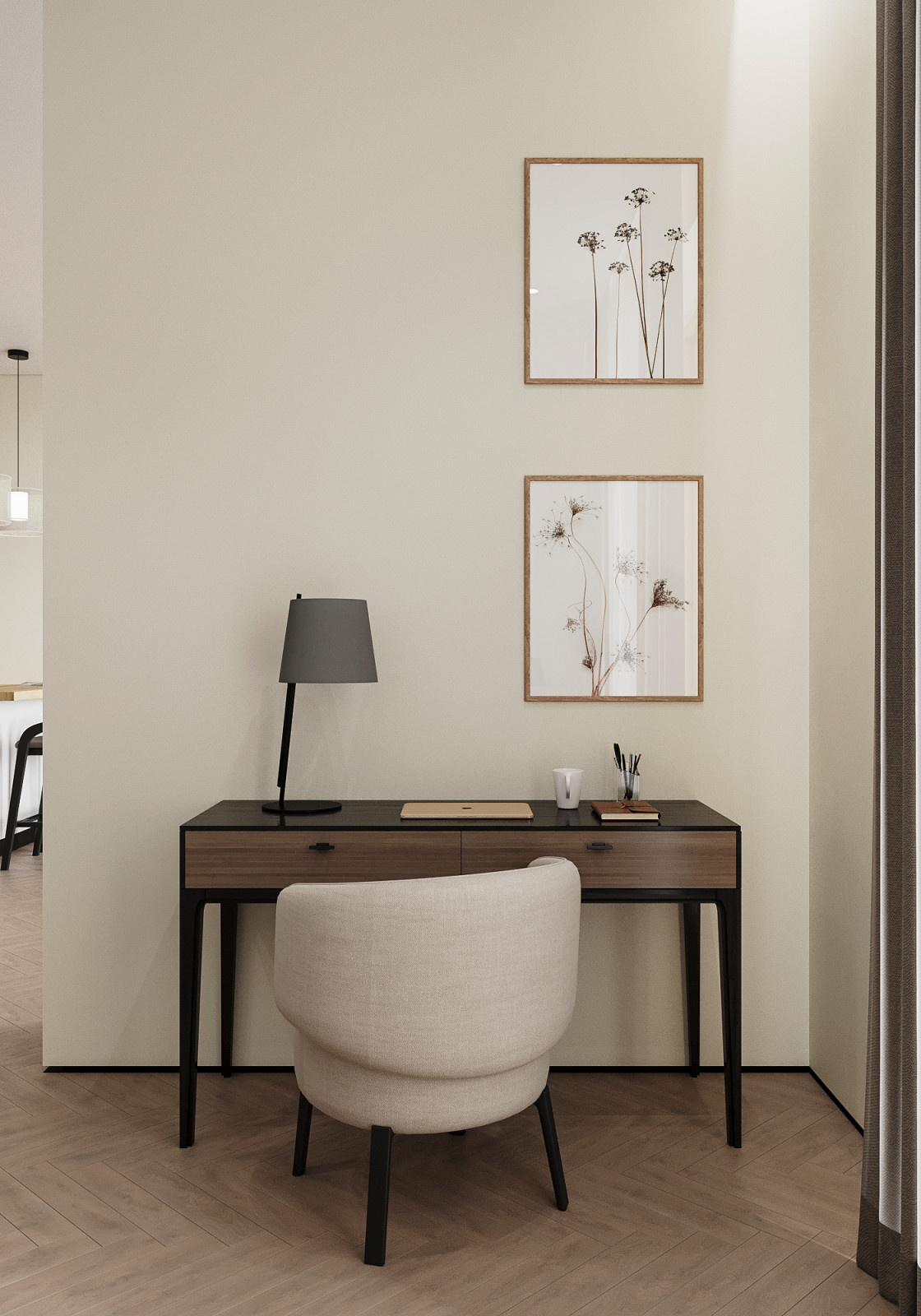 "Elegance", проект квартиры 60 кв. метров