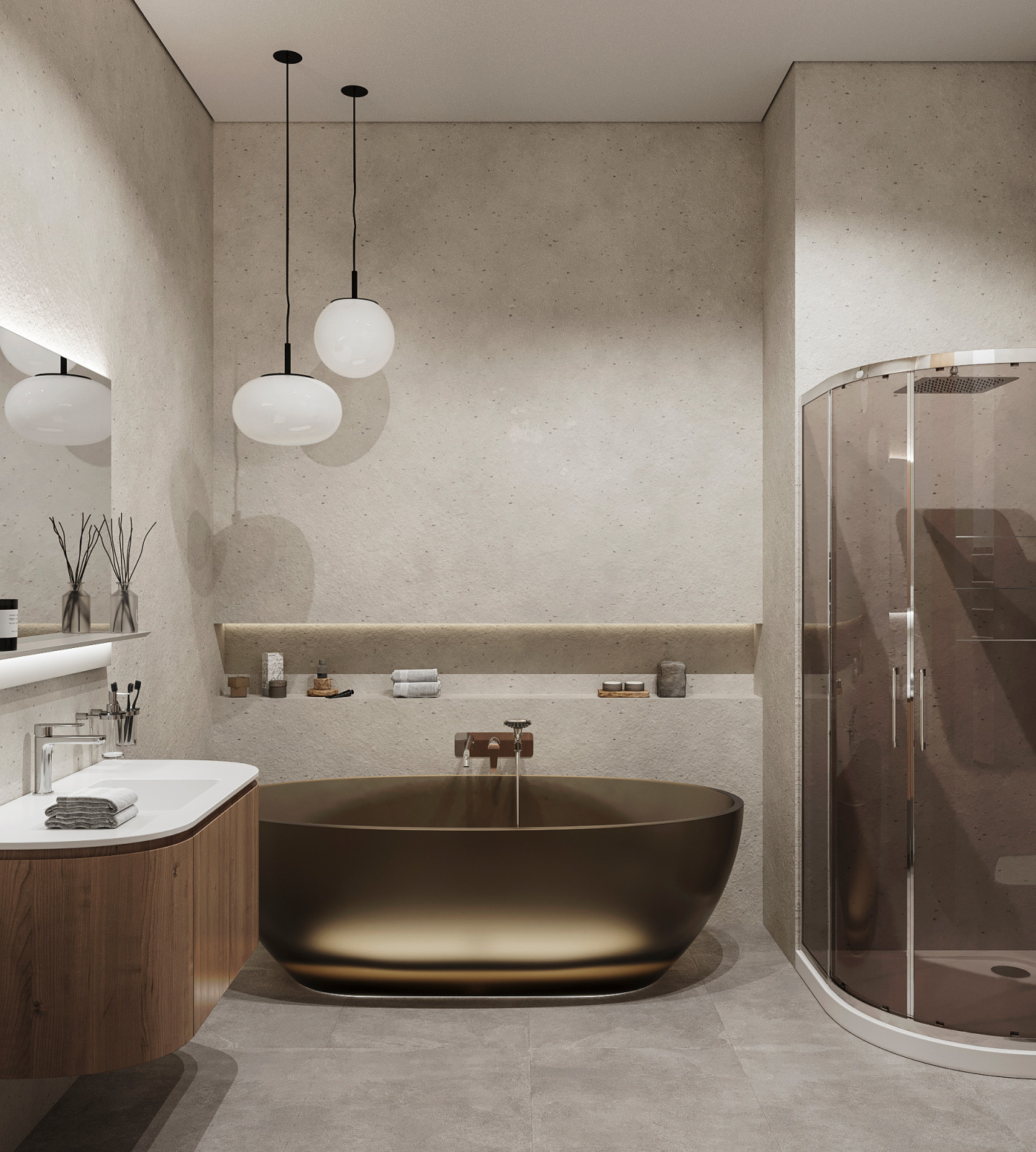 "Elegance", проект квартиры 60 кв. метров
