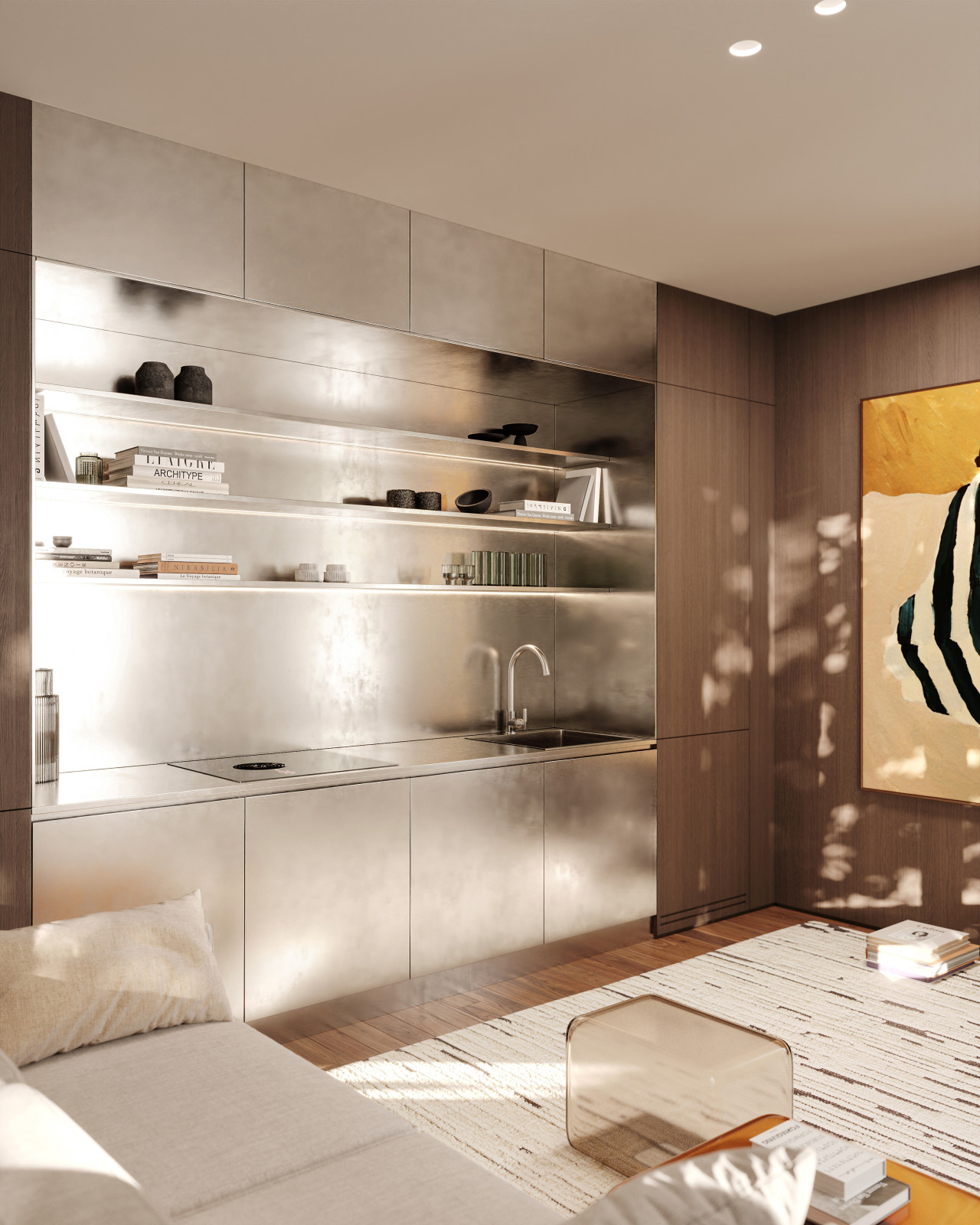 Projet d'intérieurs d'un studio à Paris