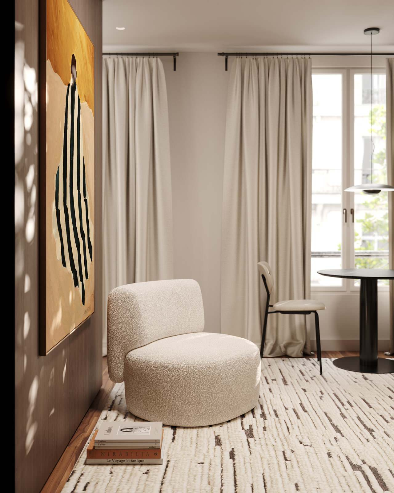 Projet d'intérieurs d'un studio à Paris