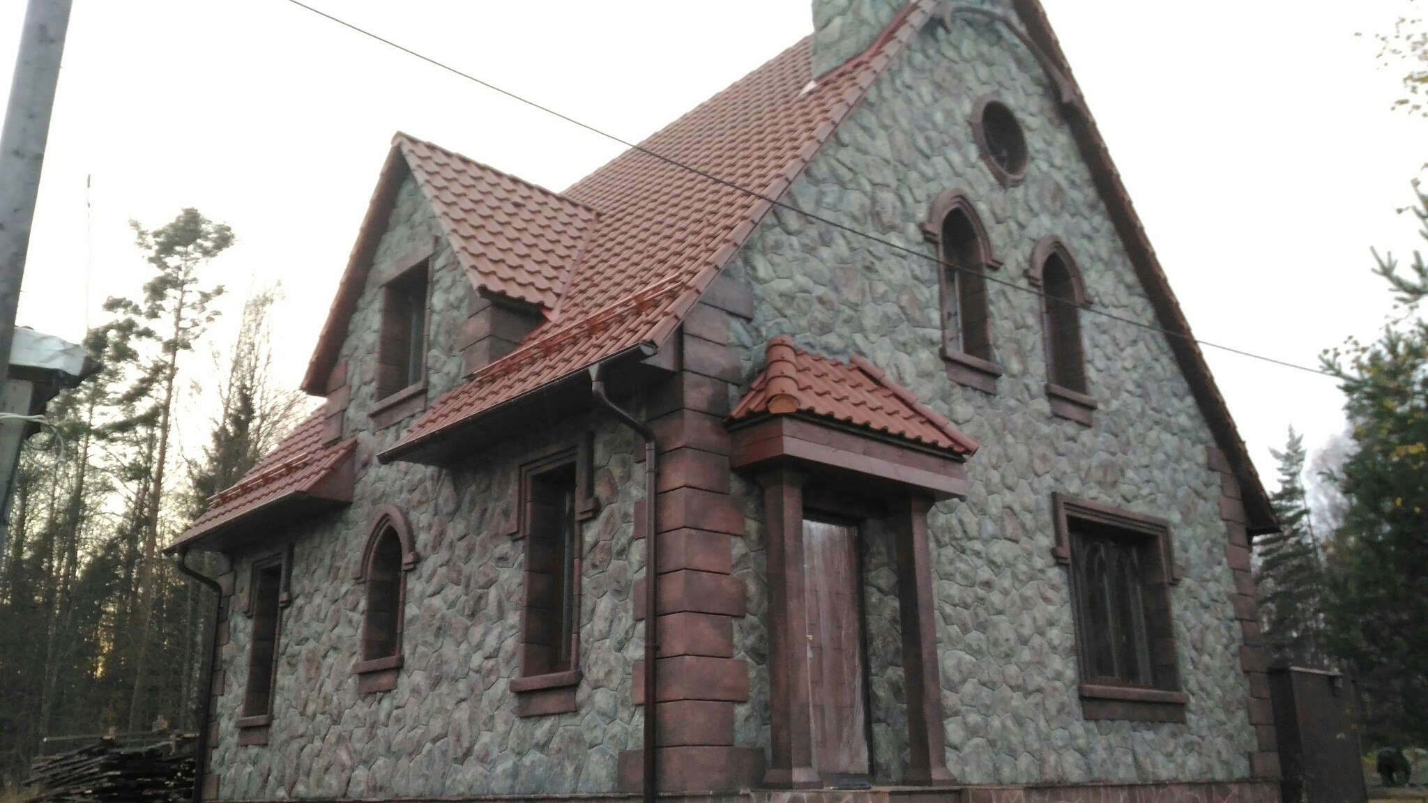 Устройство фасада в Углово
