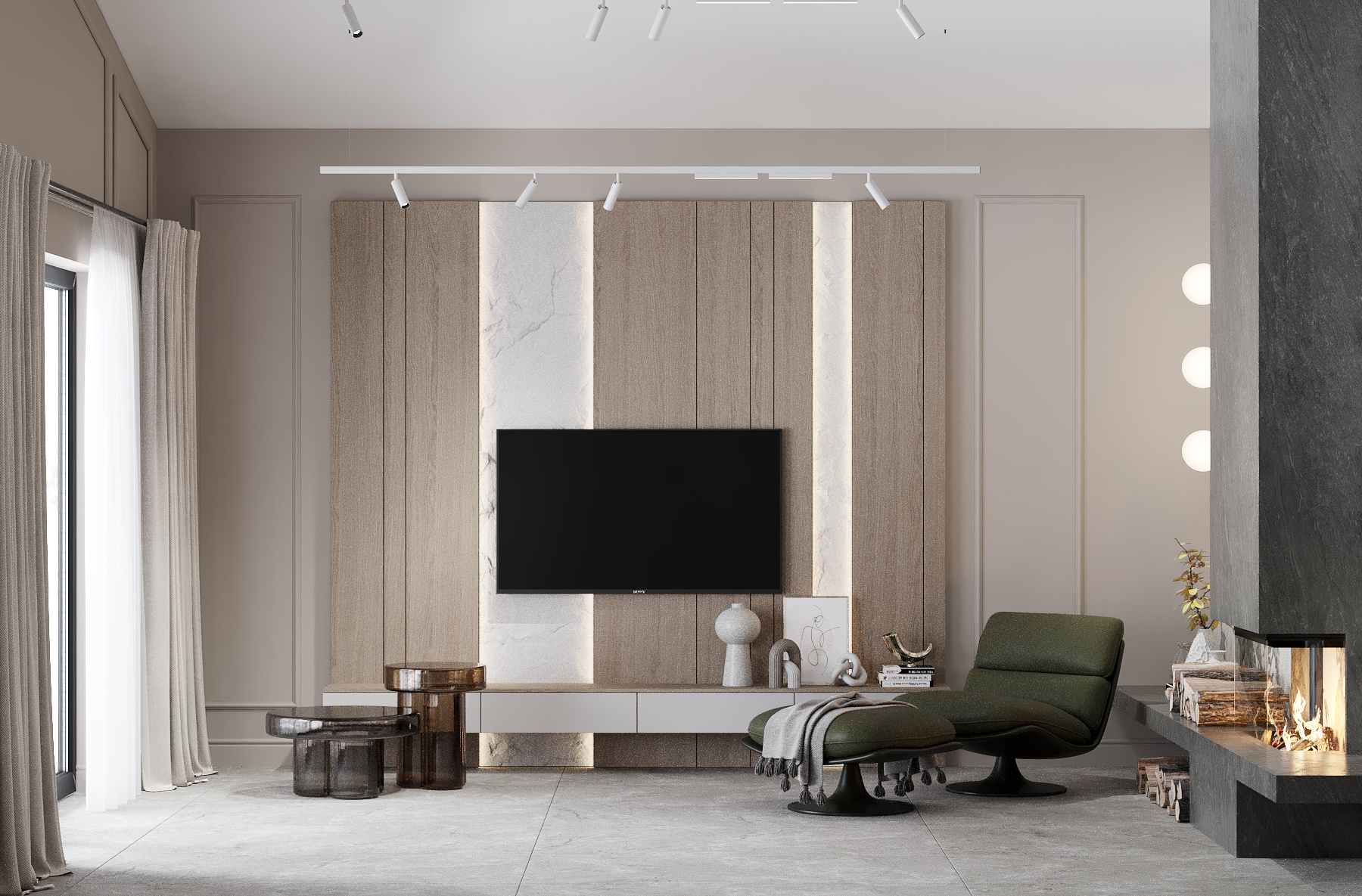 Интрерьер загородного дома в г. Воронеж.