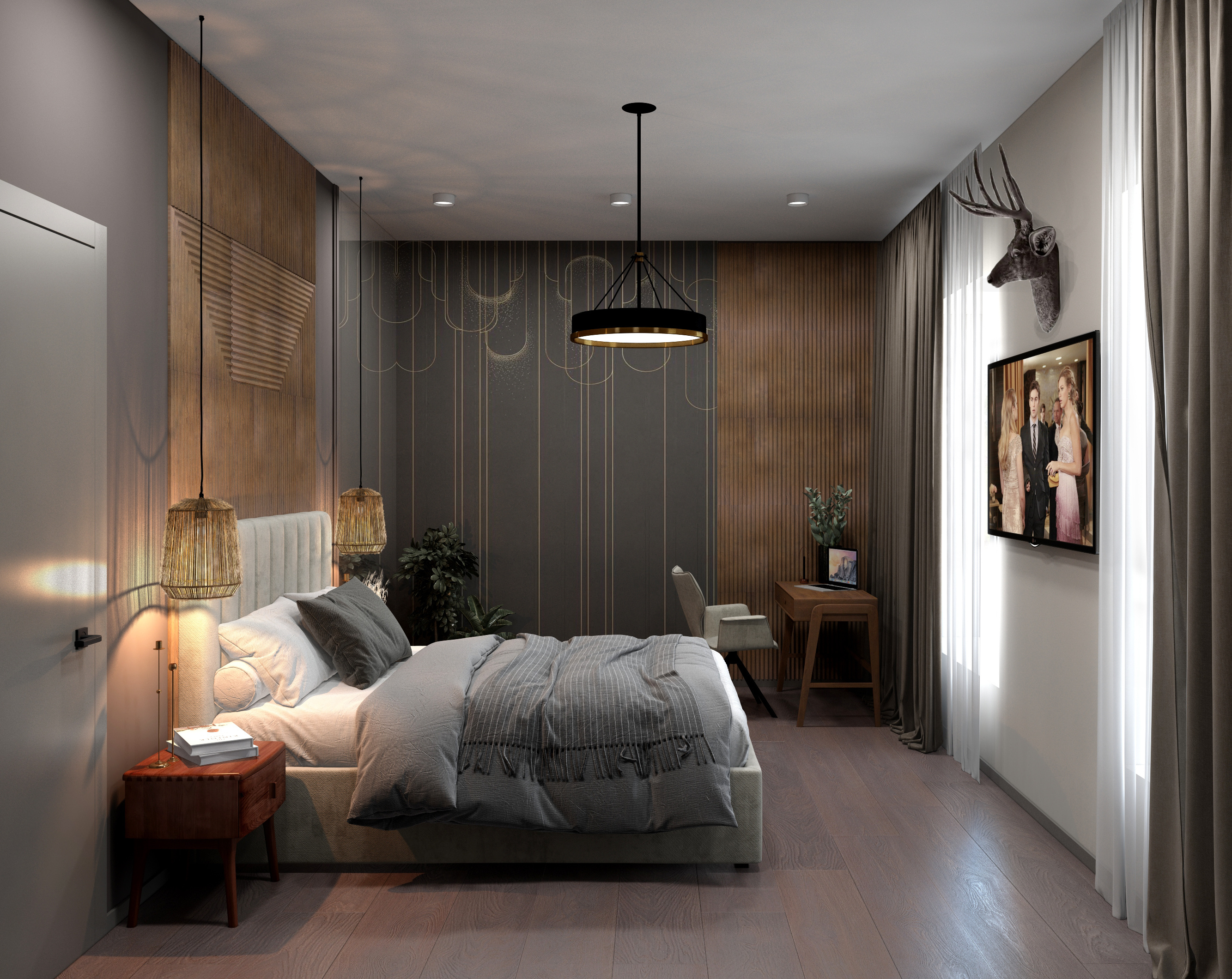 Обложка проекта: Дом в КП Green Forest Club. 232.31 кв.м.