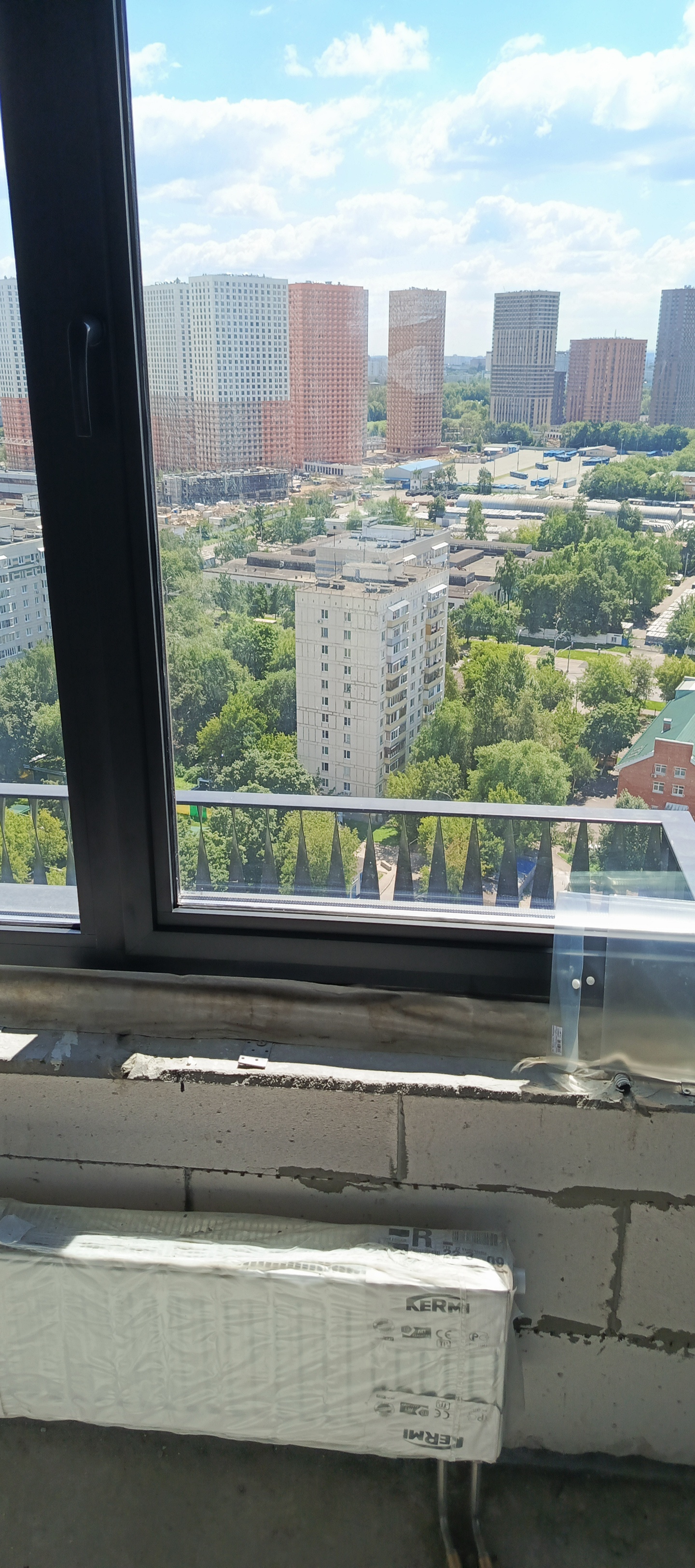 Однокомнатная видовая квартира в ЖК Level Нагатинская. 47.53 кв.м.