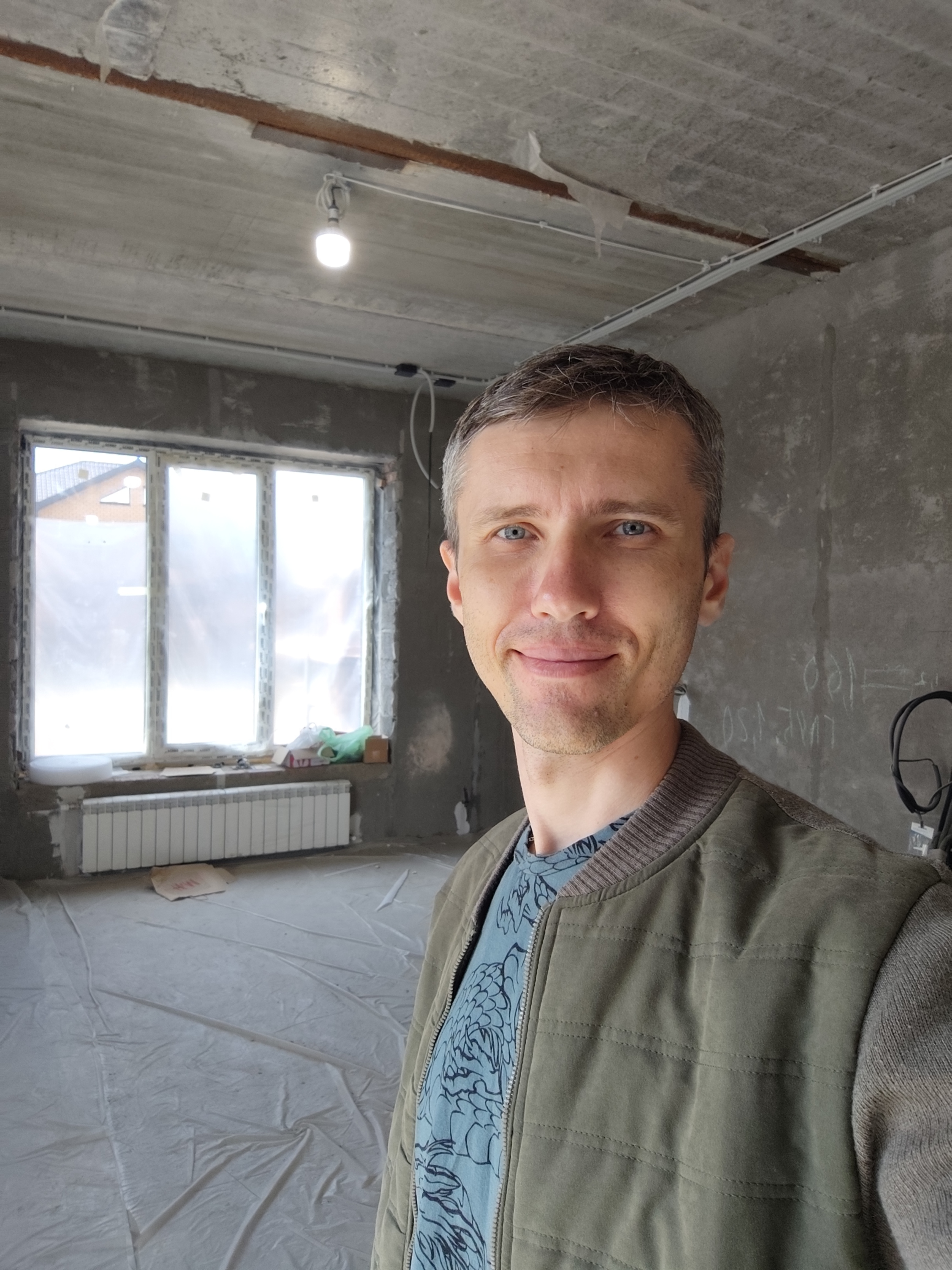Рабочие моменты на объекте в п. Пригородный
