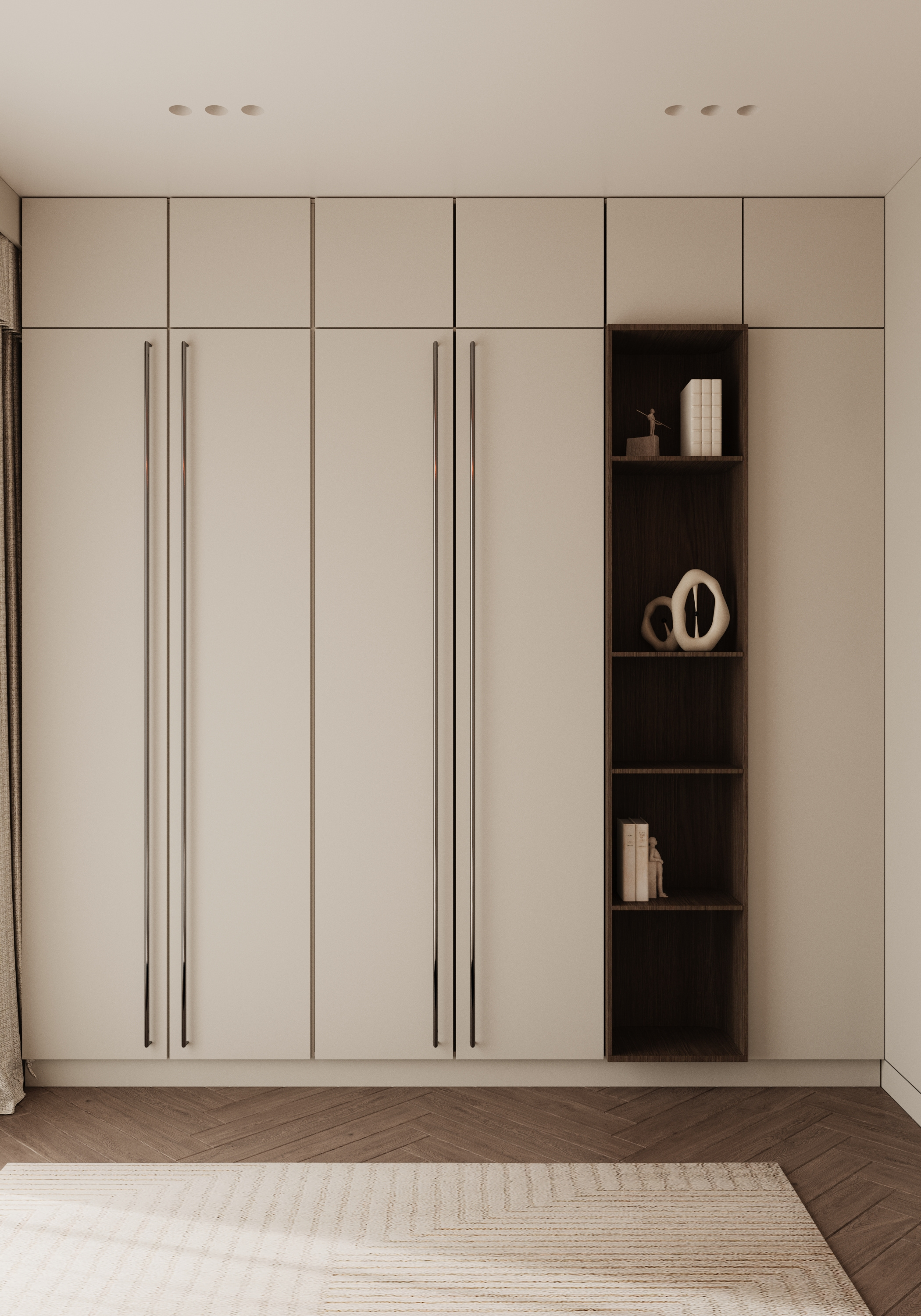 Дизайн интерьера квартиры 102 м² в ЖК Level Причальный, Москва