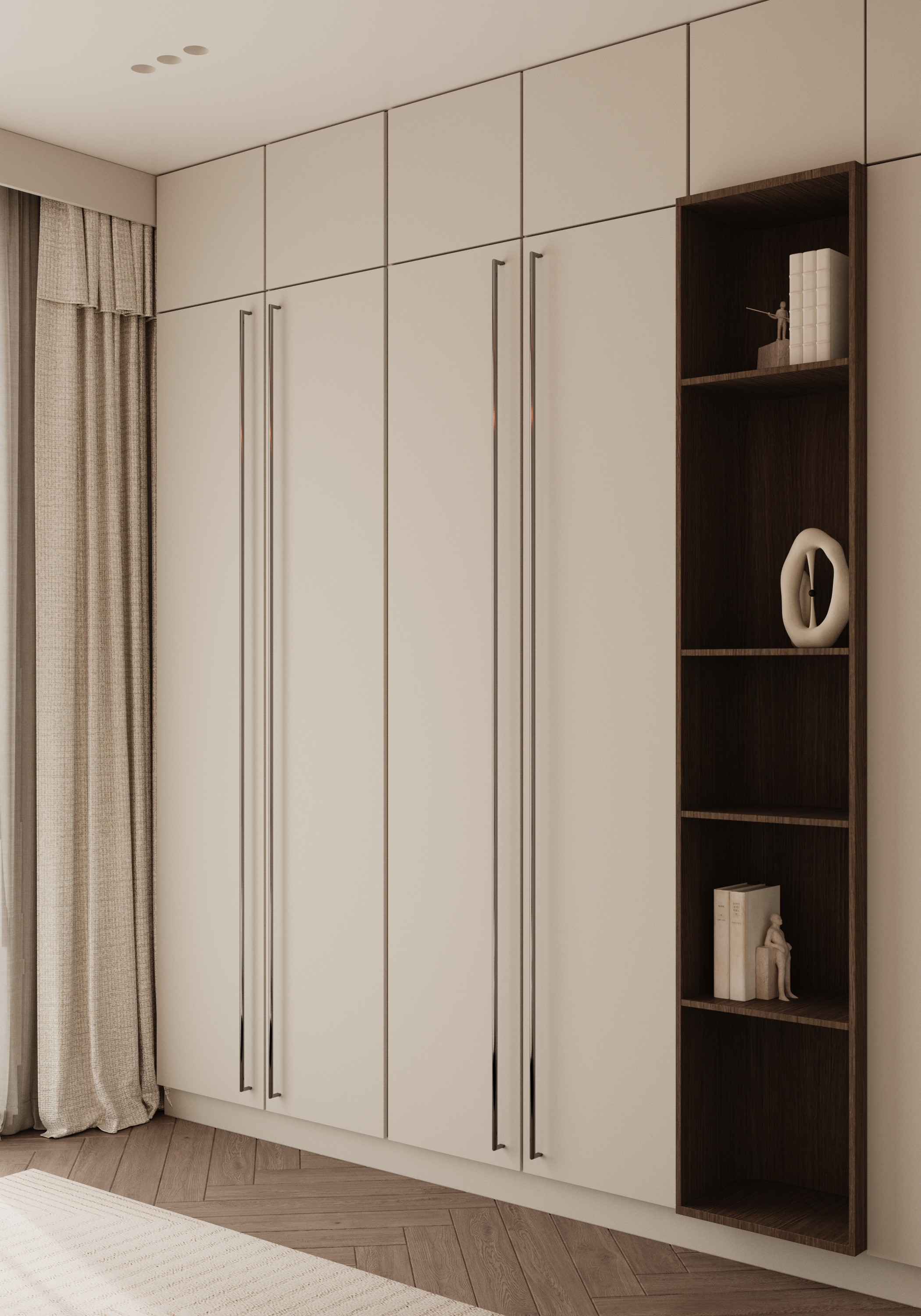 Дизайн интерьера квартиры 102 м² в ЖК Level Причальный, Москва