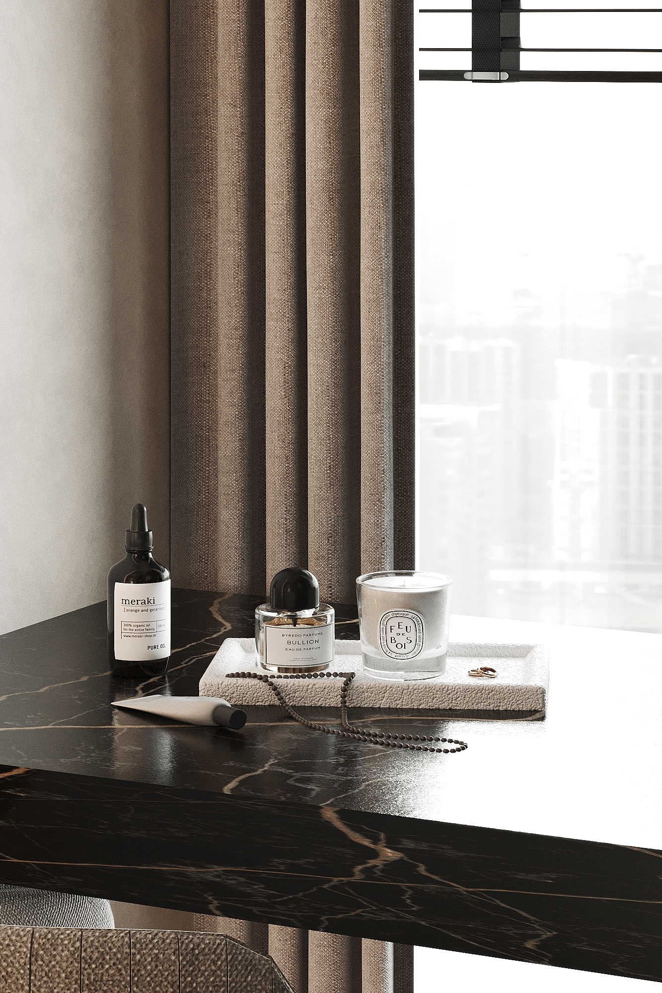 Дизайн интерьера квартиры 53,6 м² в ЖК Capital Towers, Москва