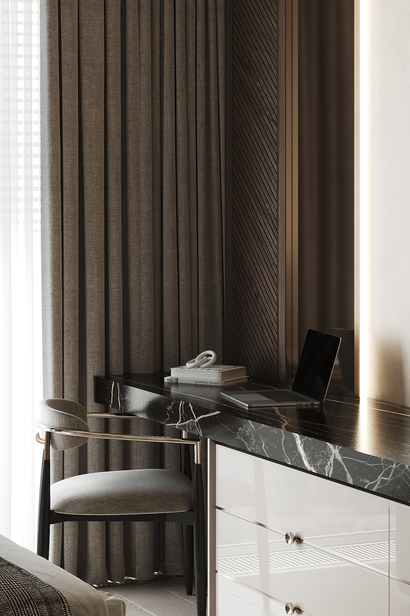 Обложка проекта: Дизайн интерьера квартиры 53,6 м² в ЖК Capital Towers, Москва