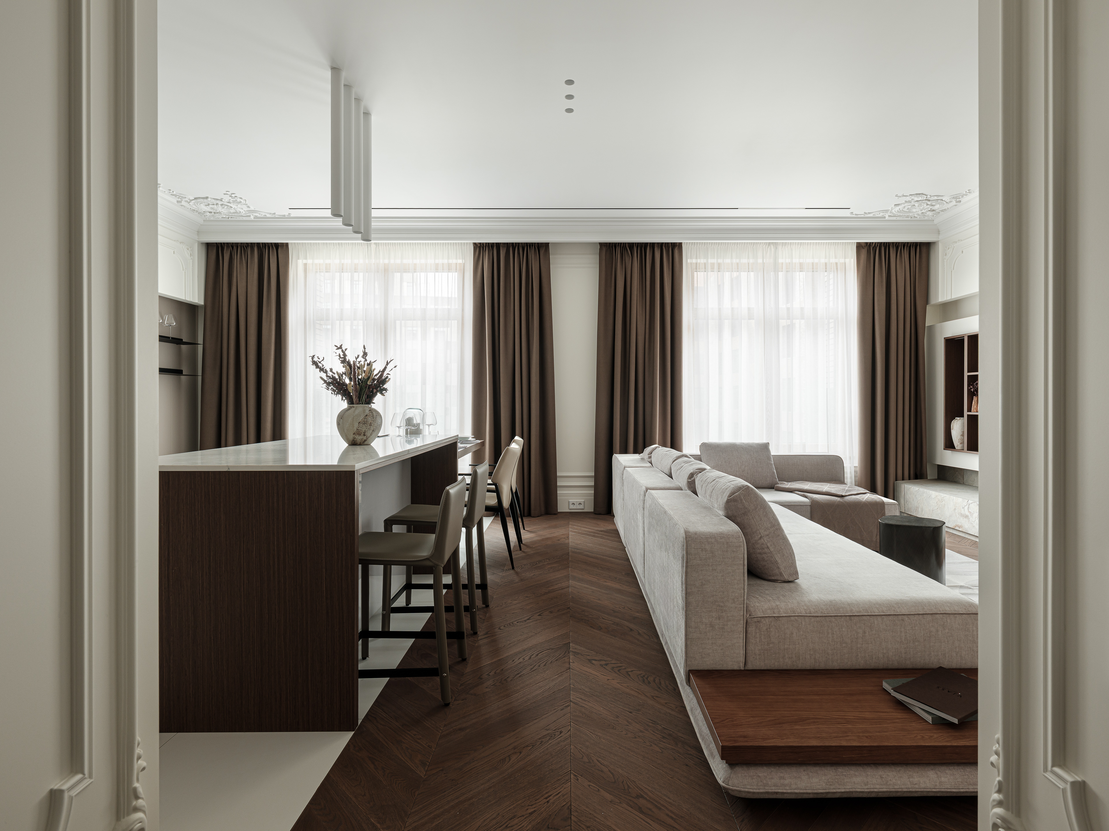 Проект Ильи Шарцева. Квартира в ЖК "Neva haus"