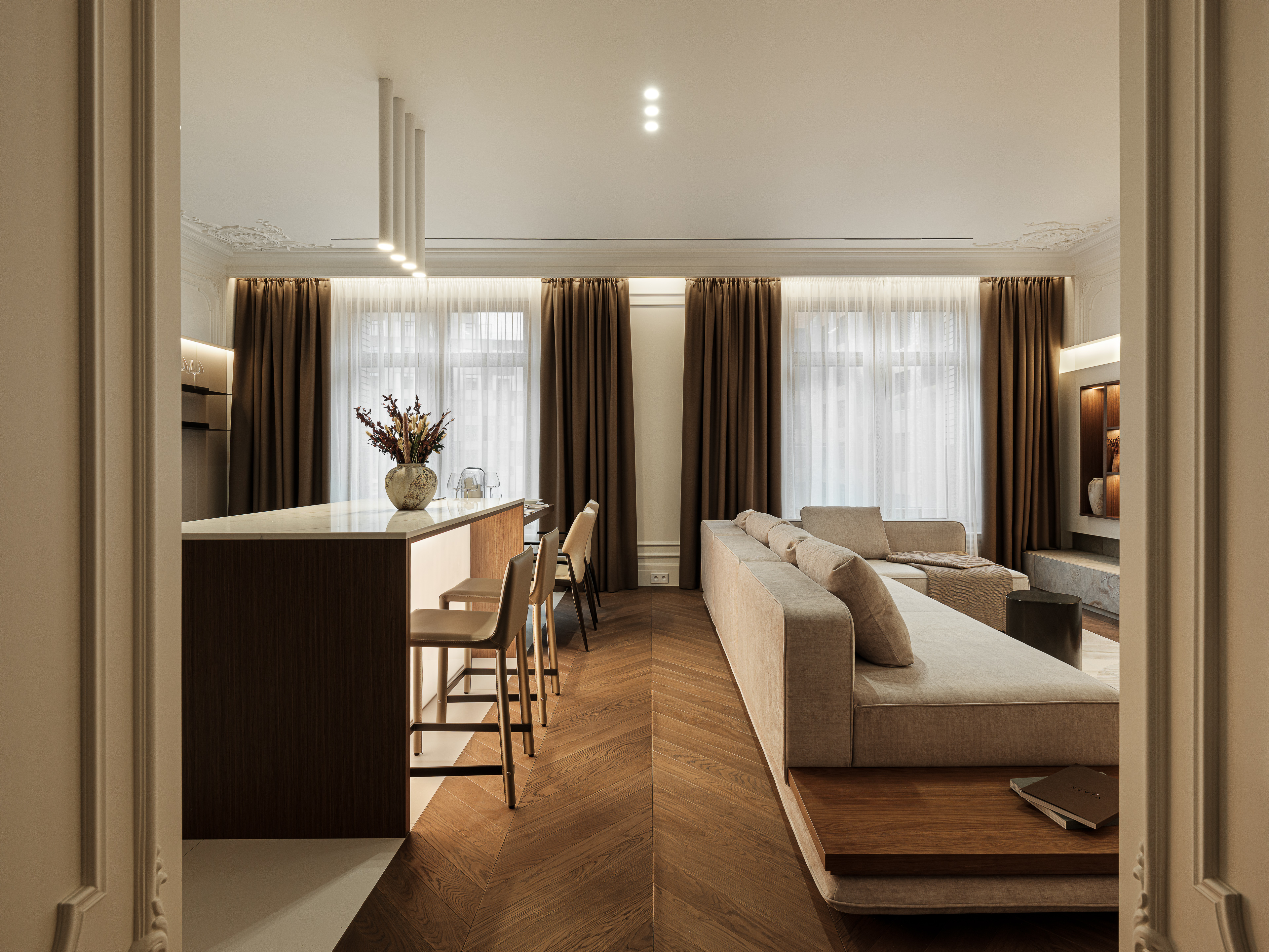 Проект Ильи Шарцева. Квартира в ЖК "Neva haus"