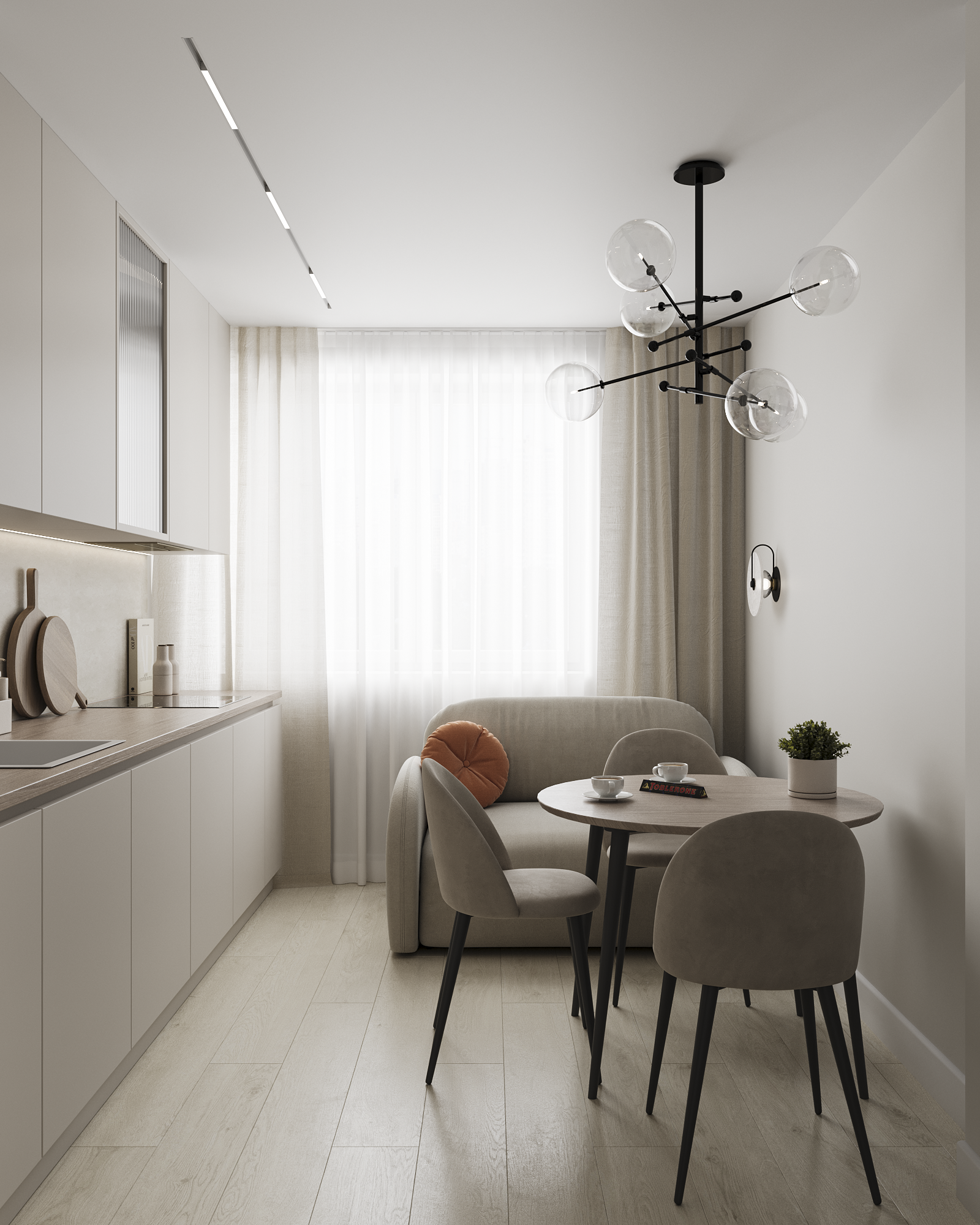 Квартира 57 м² в современном стиле