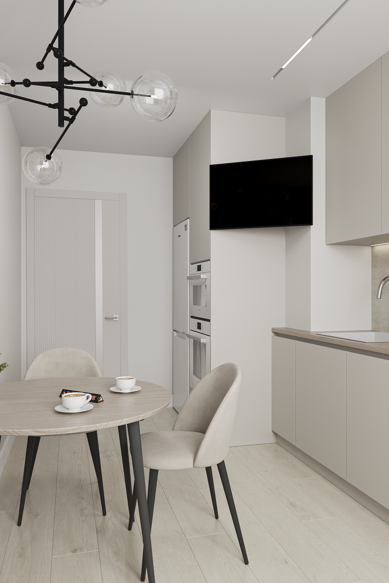 Квартира 57 м² в современном стиле