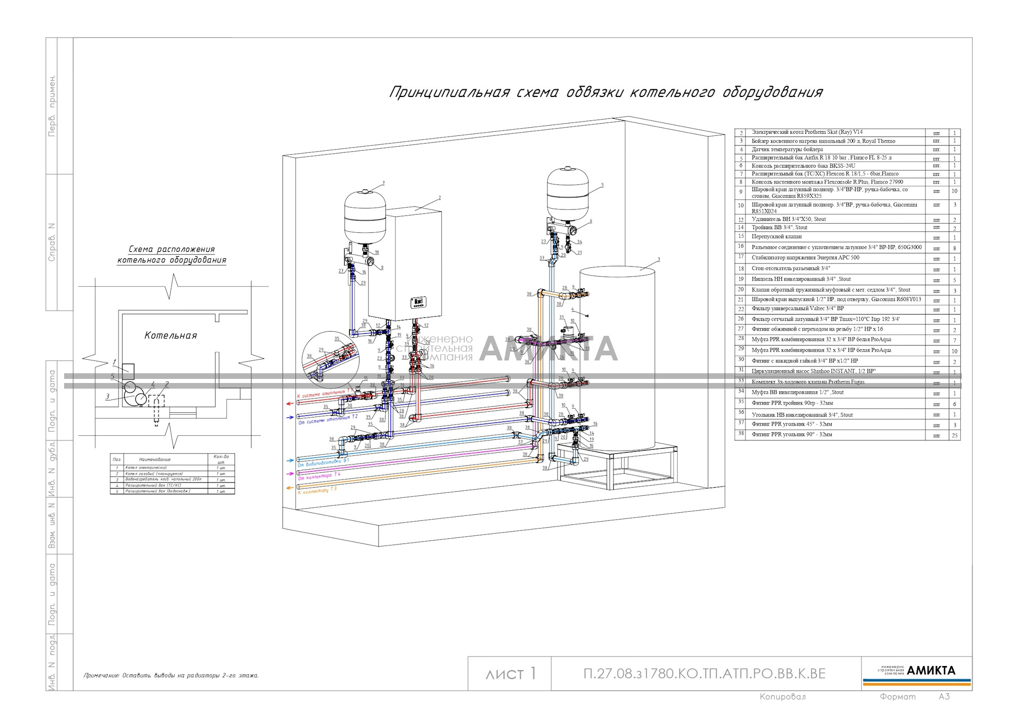 Инженерные системы для дома 115 м²