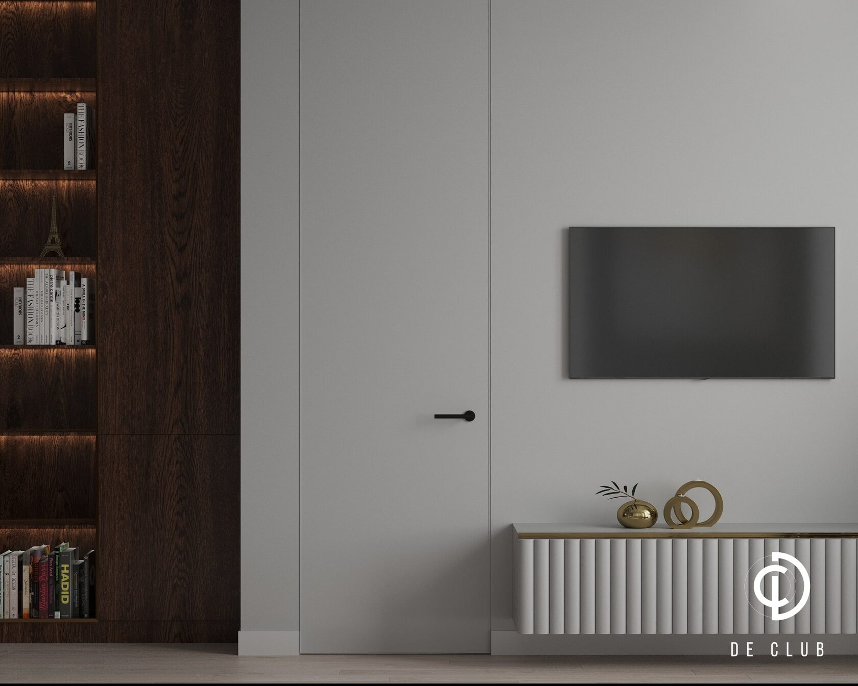 Дизайн интерьера двухкомнатной квартиры 59 м² | ЖК « NEVA TOWERS», г. Москва