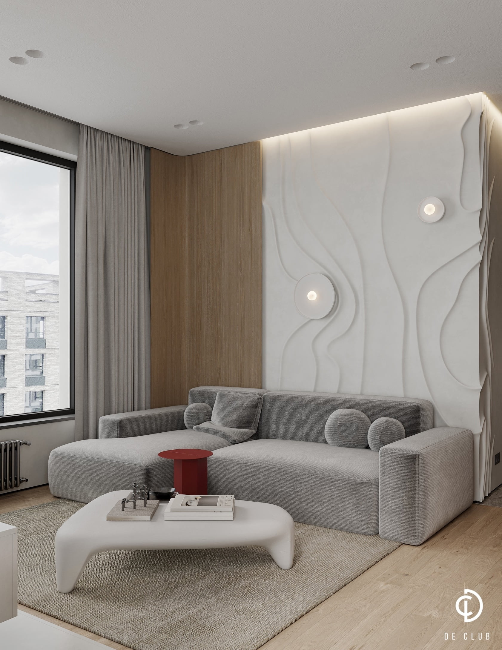Дизайн интерьера трёхкомнатной квартиры 92 м² | ЖК «Остров», г. Москва