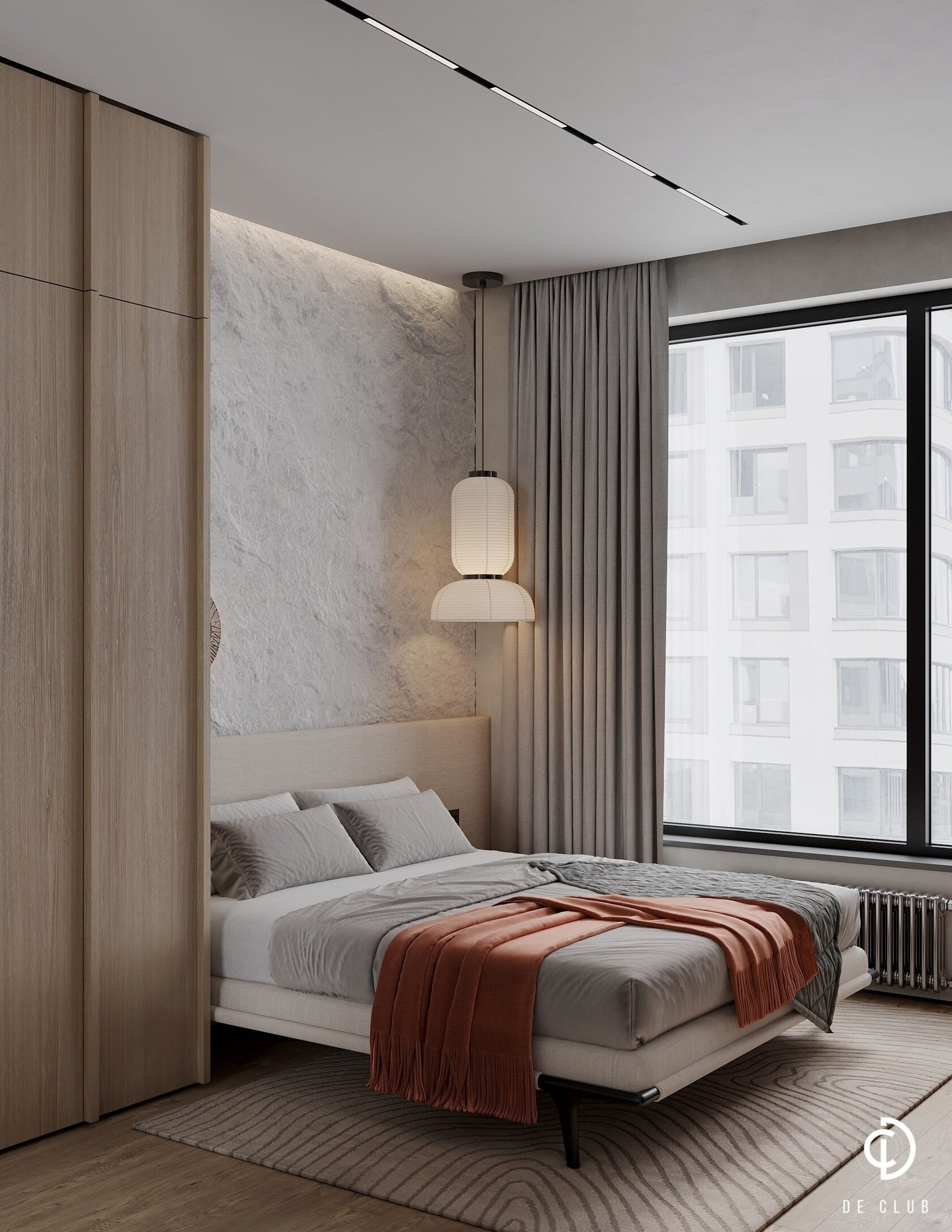 Дизайн интерьера трёхкомнатной квартиры 92 м² | ЖК «Остров», г. Москва