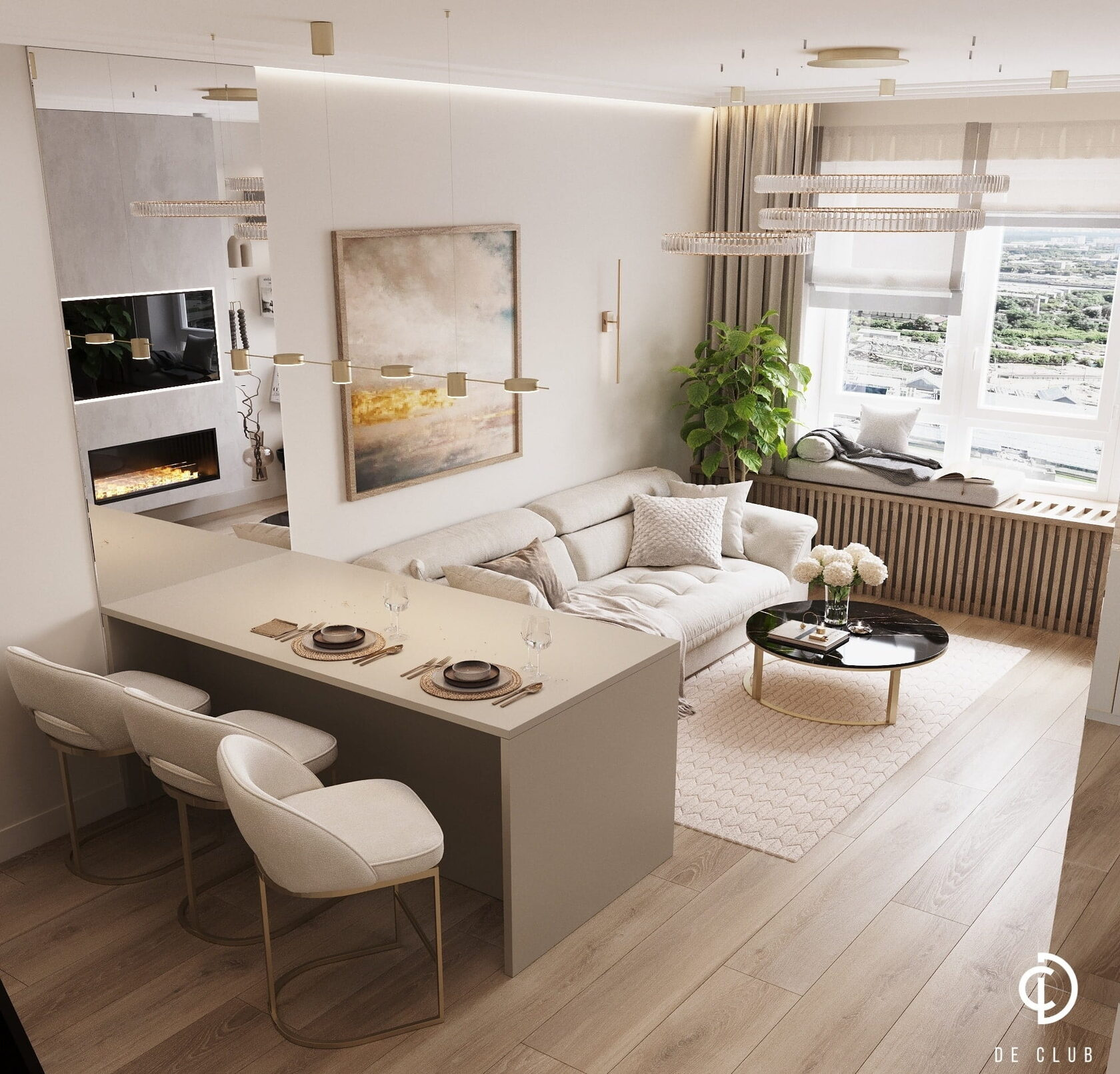 Обложка проекта: Квартира 100 м² | ЖК «На Большой Филёвской»