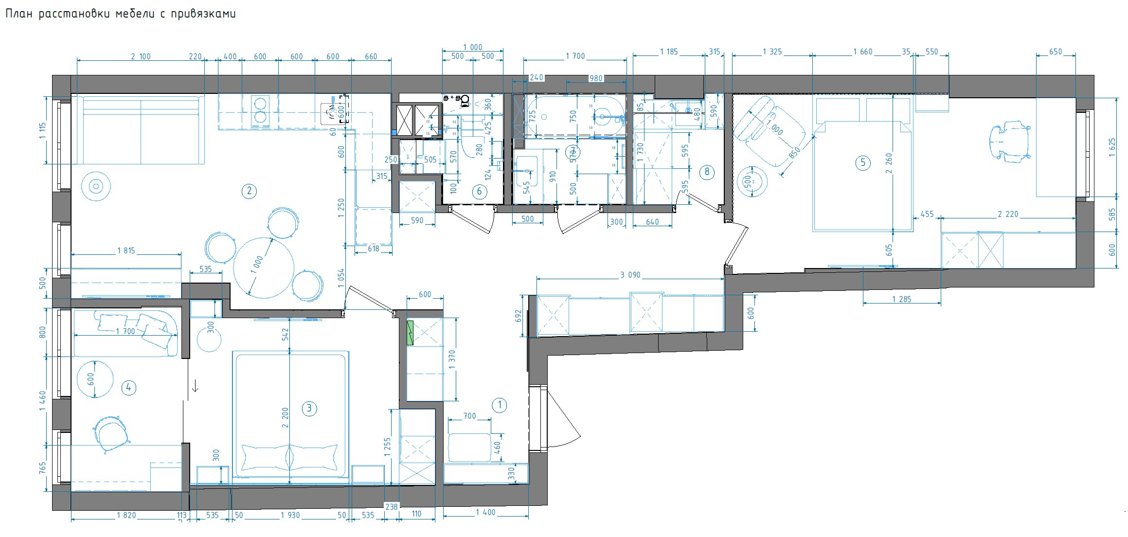Квартира 76 кв.м в ЖК «КМ Residence Prime»