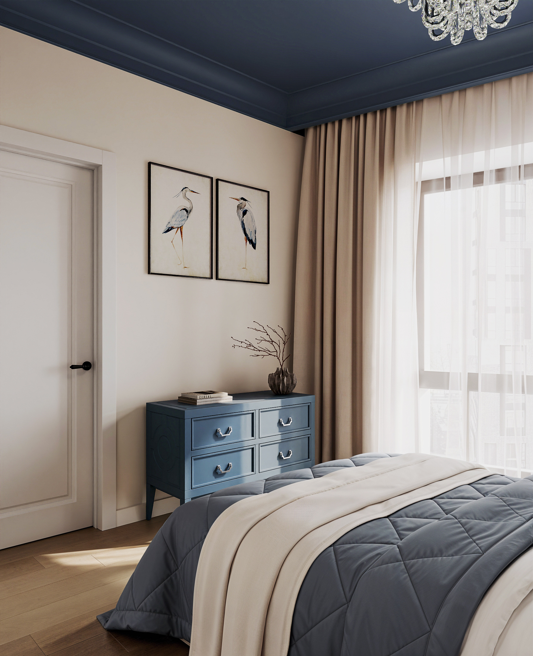 Цветная квартира 30 м² в ЖК Wellton Towers, Москва
