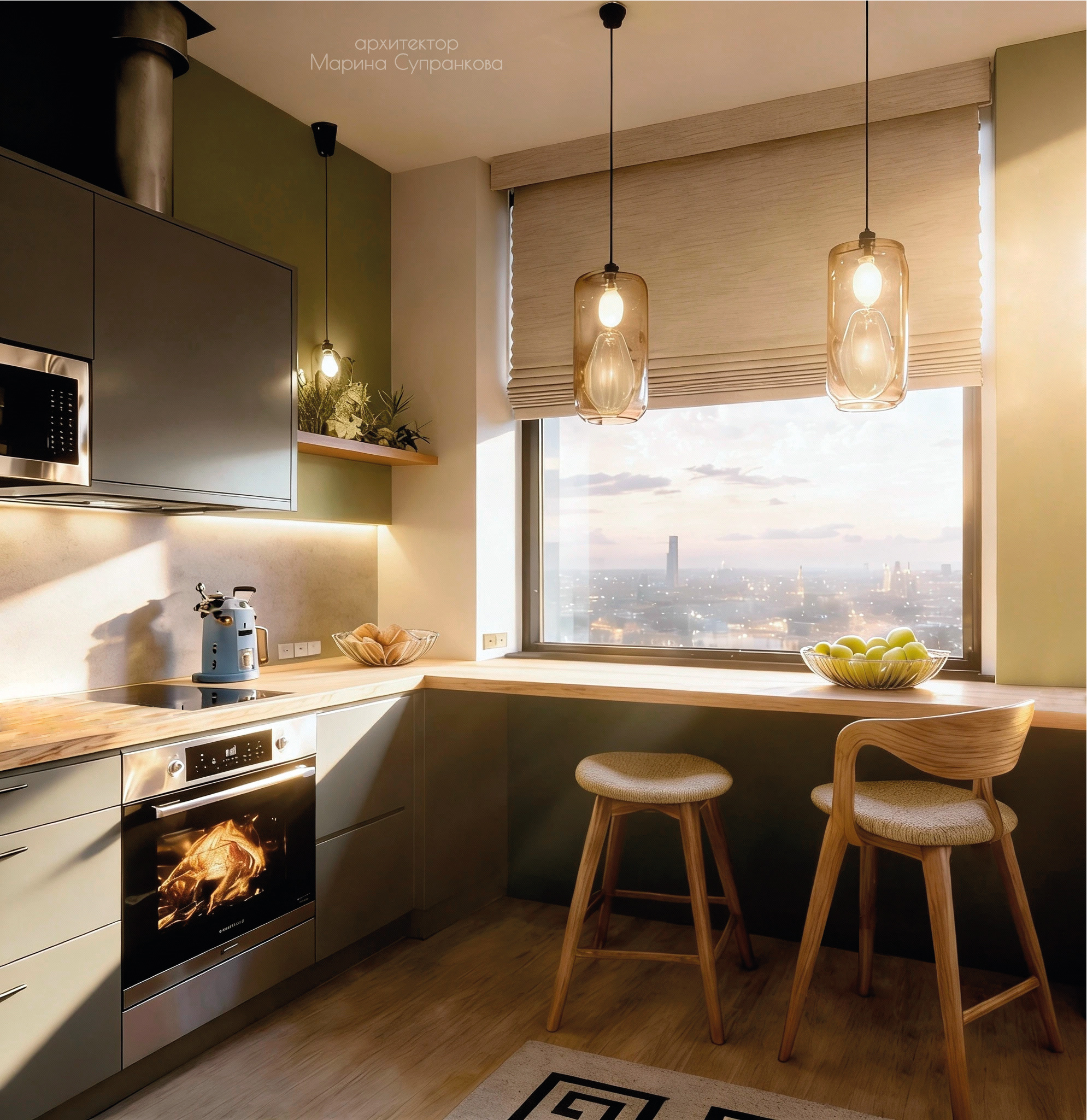 квартира для студента "Pocket Studio" 39 м²