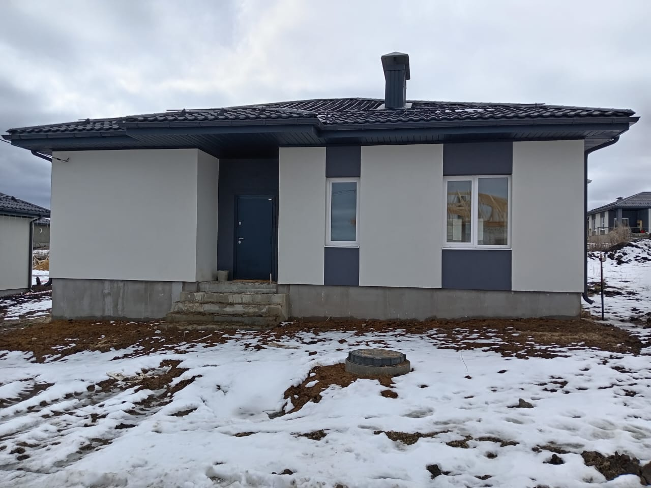 Обложка проекта: Одноэтажный дом 105м