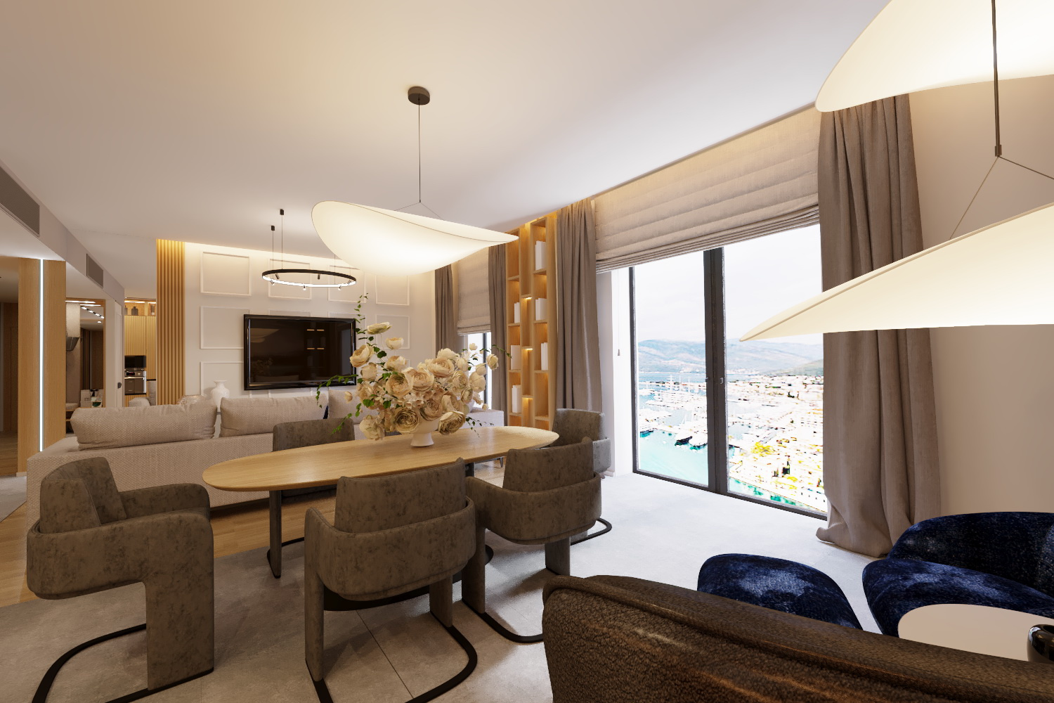 5 комнатная квартира Porto Montenegro Черногория 190 кв.м