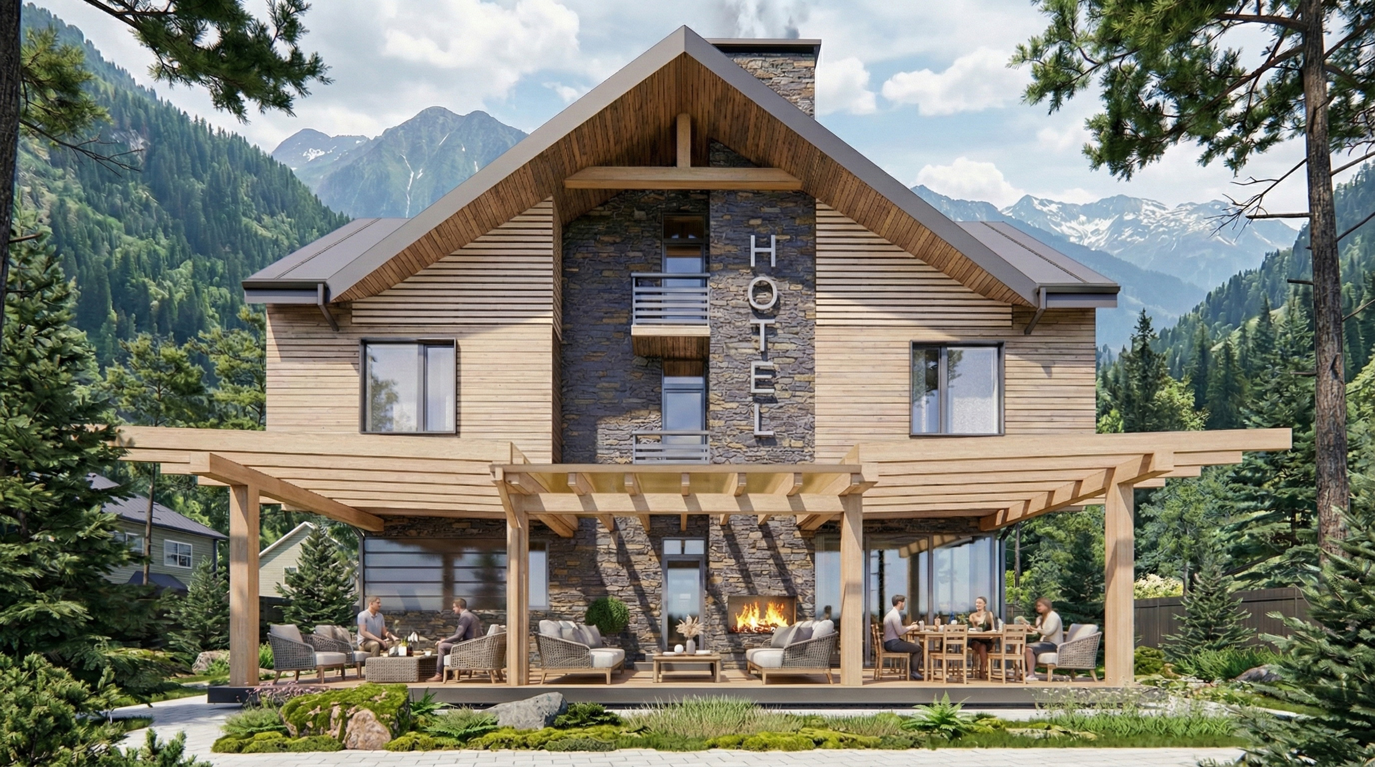Mountain hotel