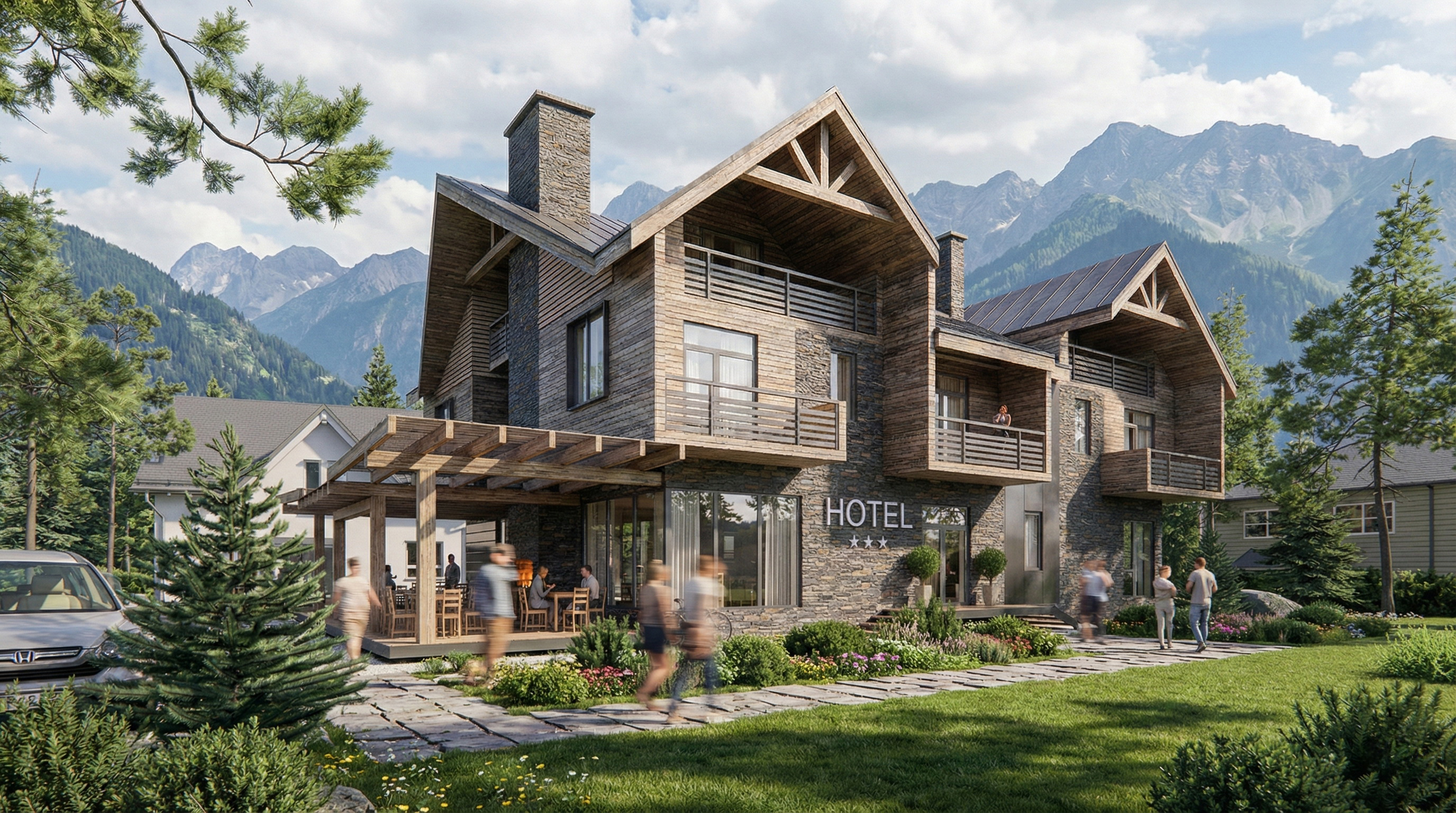 Mountain hotel