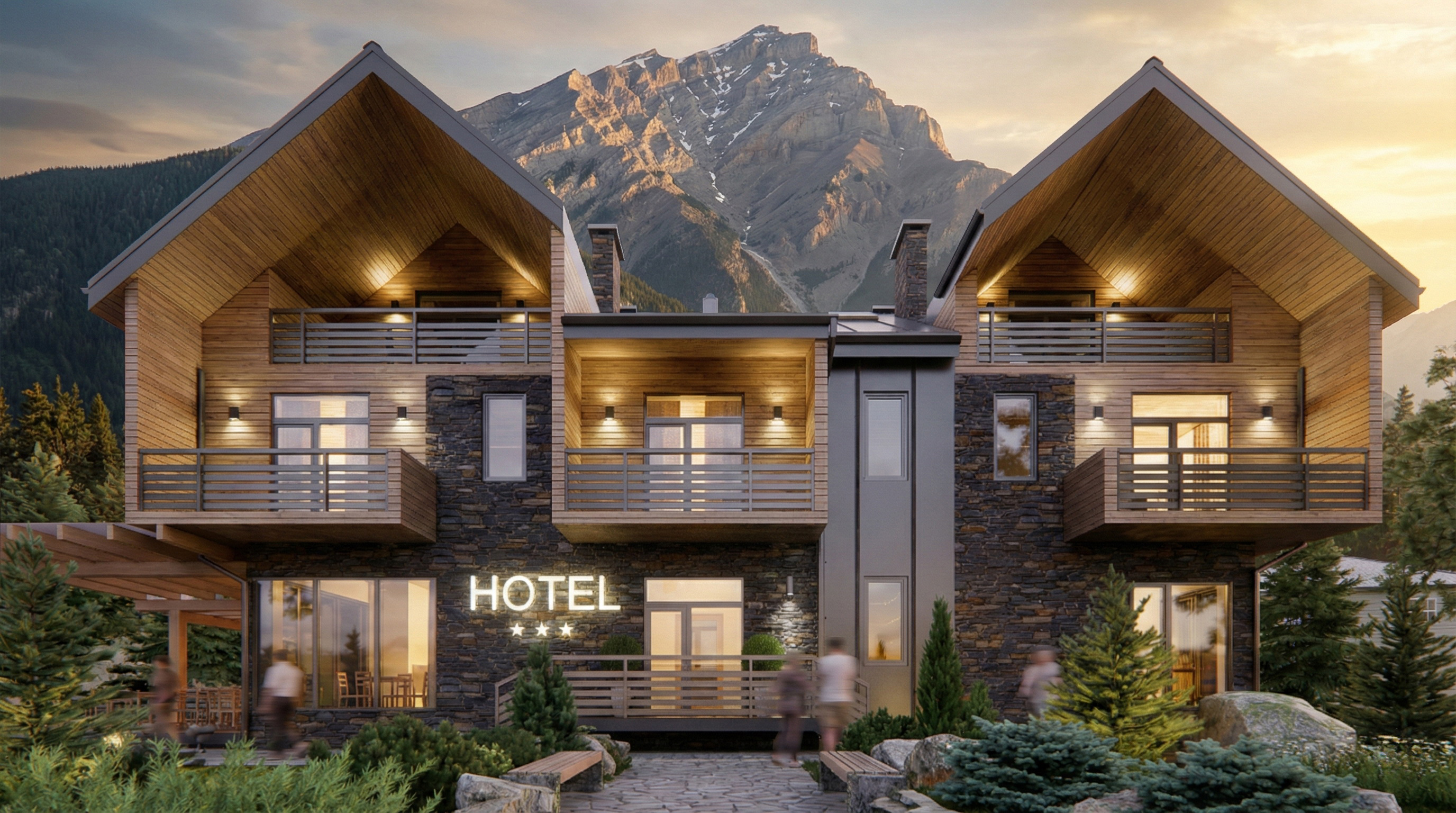Mountain hotel
