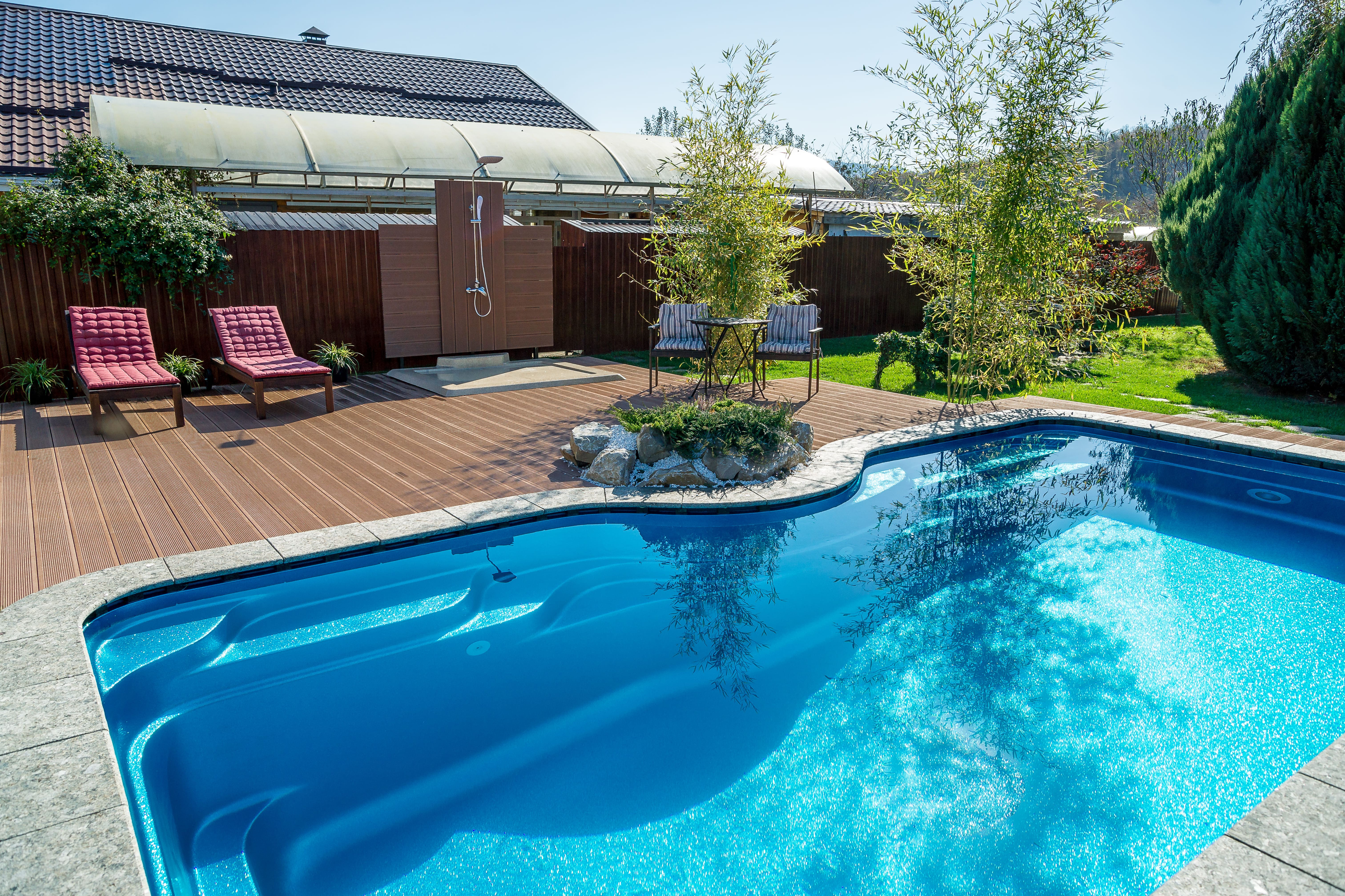 Композитный бассейн "Авиньон" в цвете "Стратосфера"