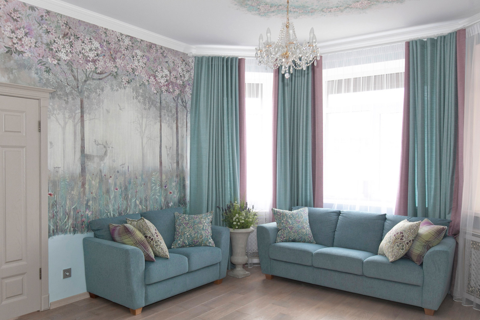 Теплый дом в холодных оттенках