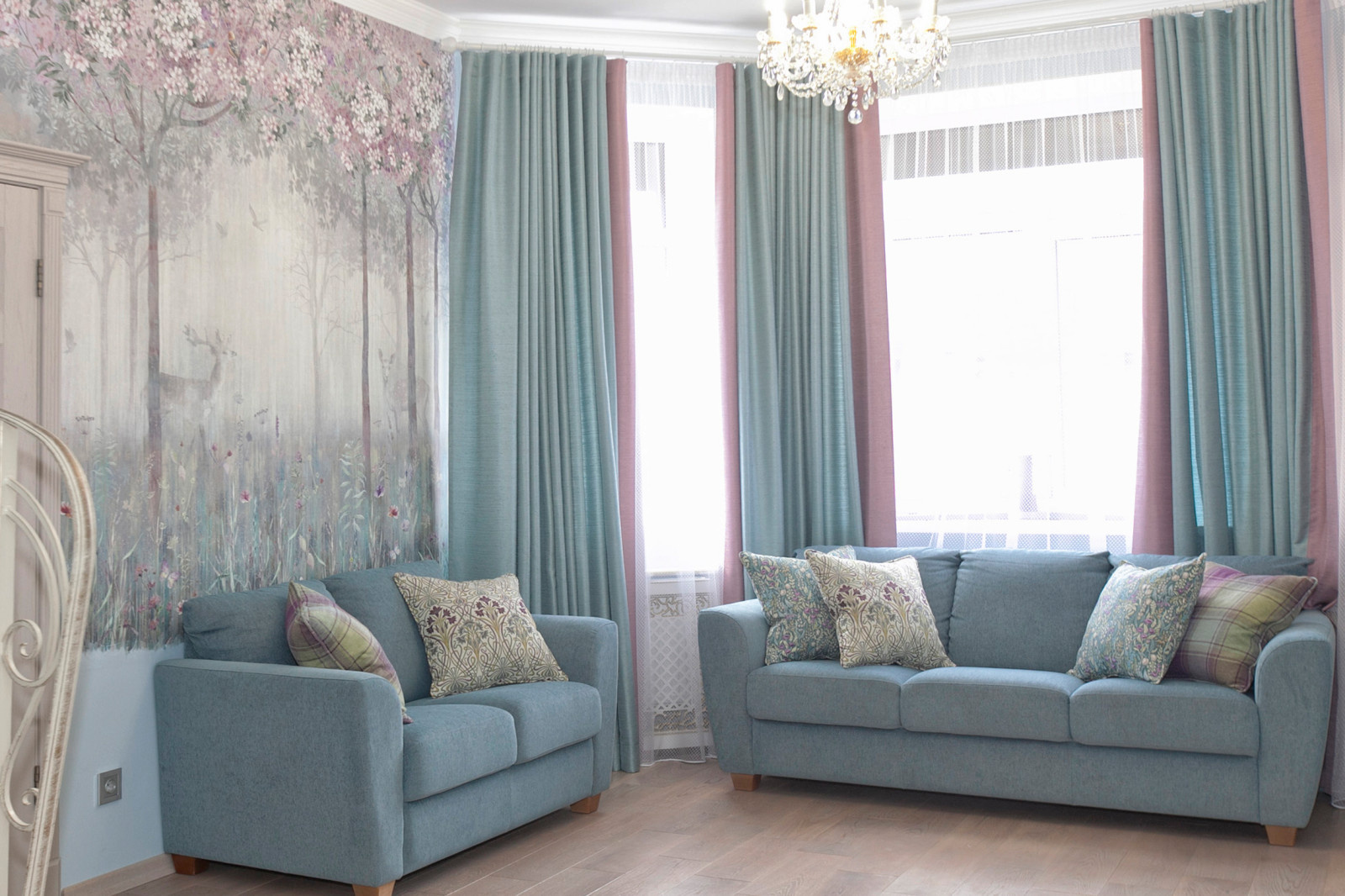 Теплый дом в холодных оттенках