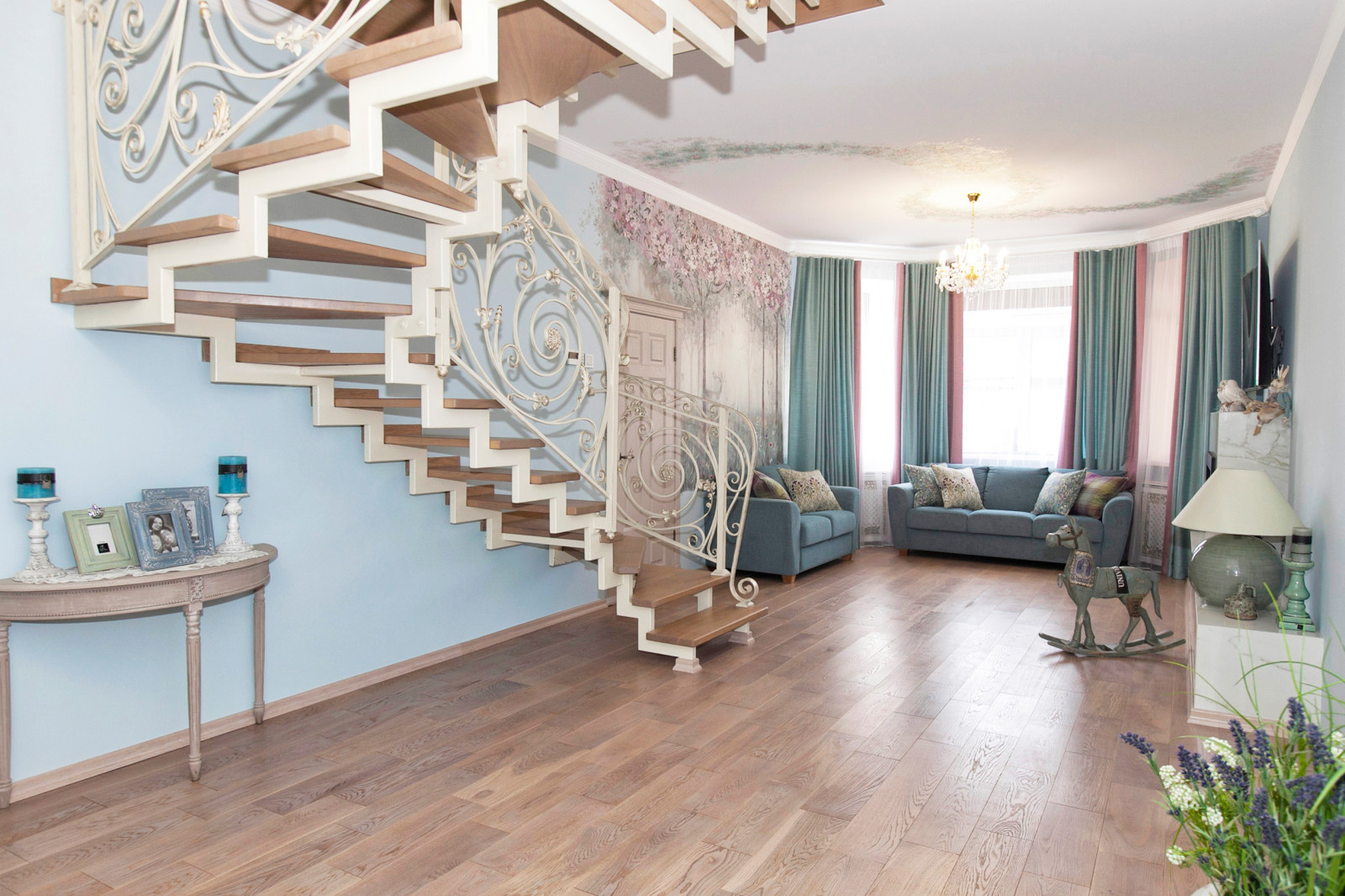 Теплый дом в холодных оттенках