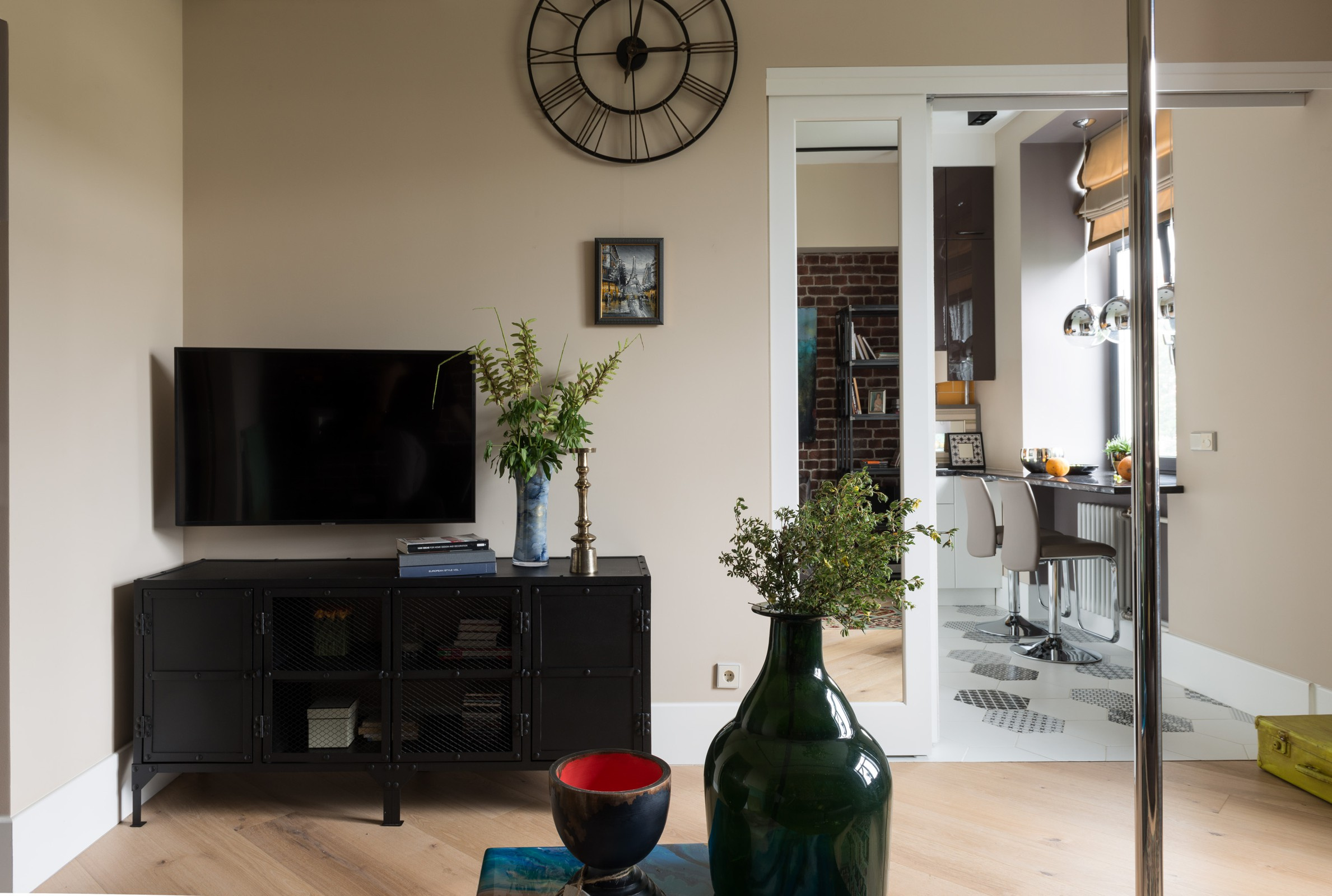 Квартира 54 м2 ул. 2я Фрунзенская в стиле лофт