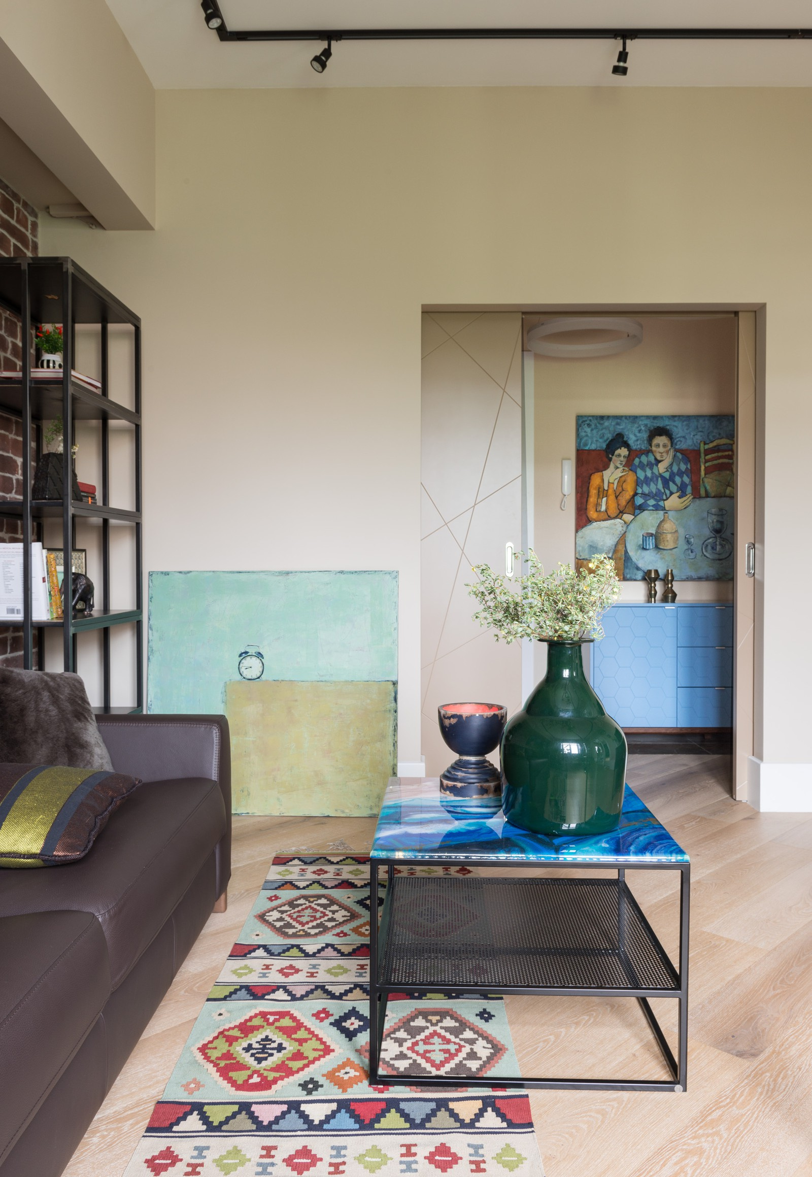 Квартира 54 м2 ул. 2я Фрунзенская в стиле лофт