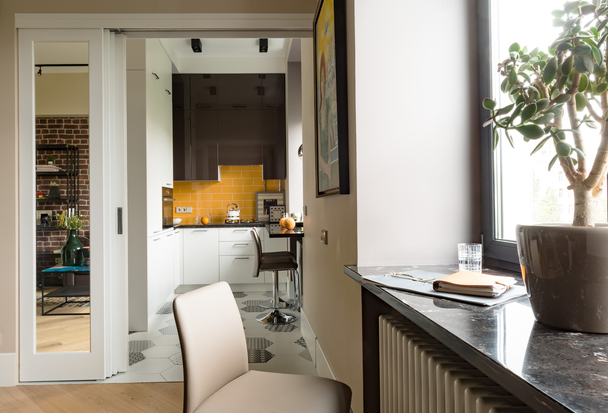 Квартира 54 м2 ул. 2я Фрунзенская в стиле лофт