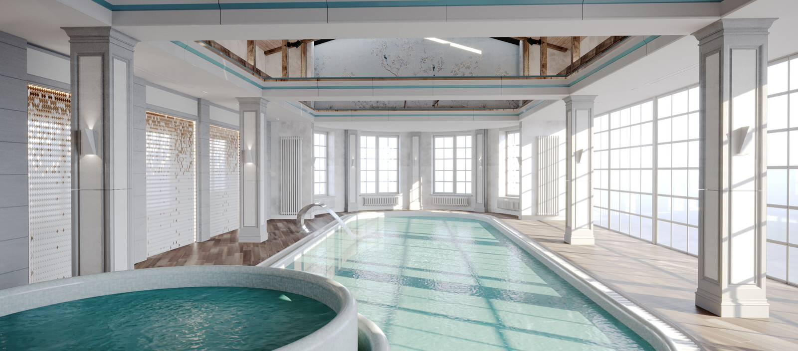 Бассейн в частном доме