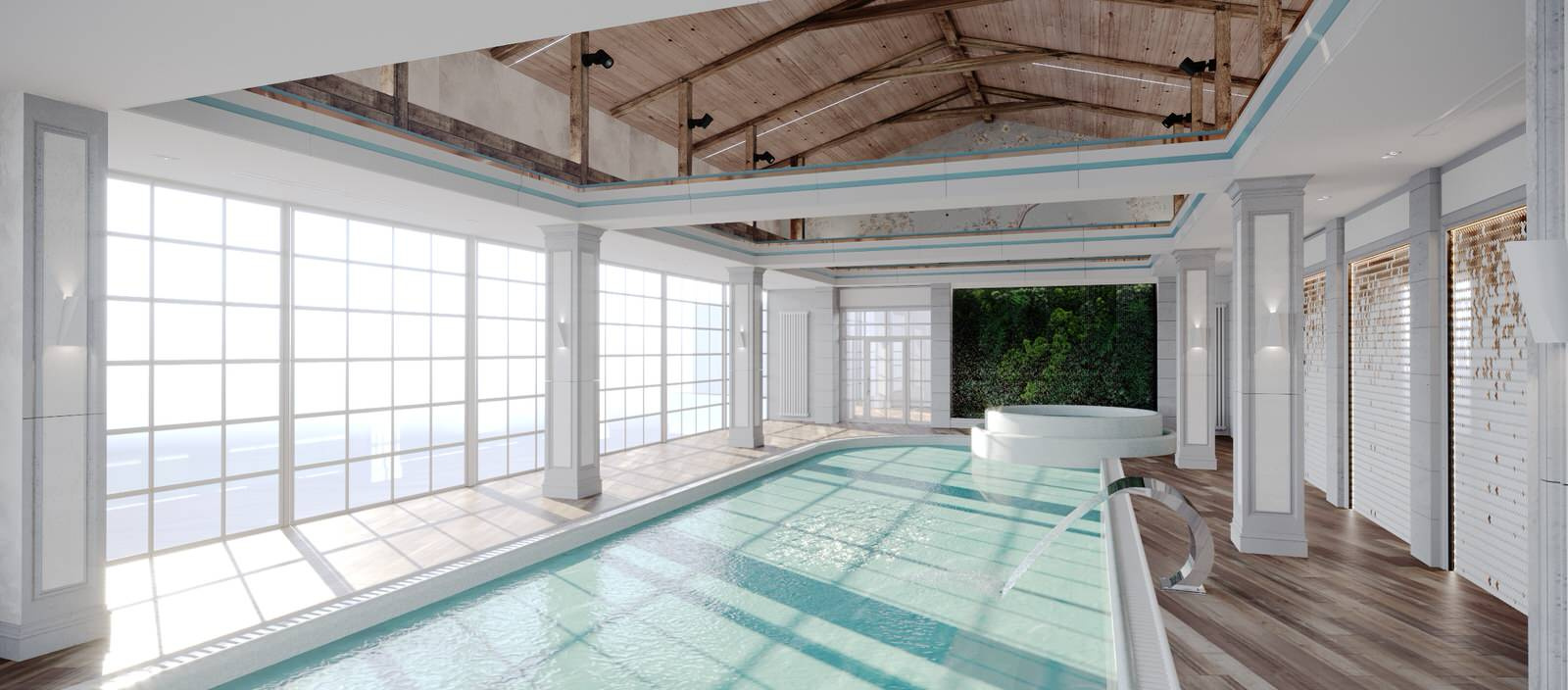 Бассейн в частном доме