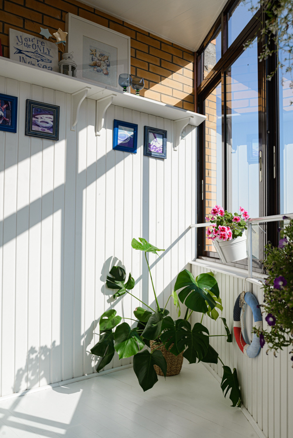 Цветы и солнце