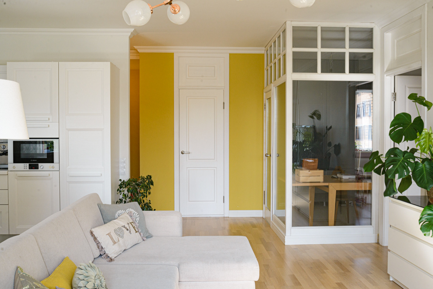 Цветы и солнце