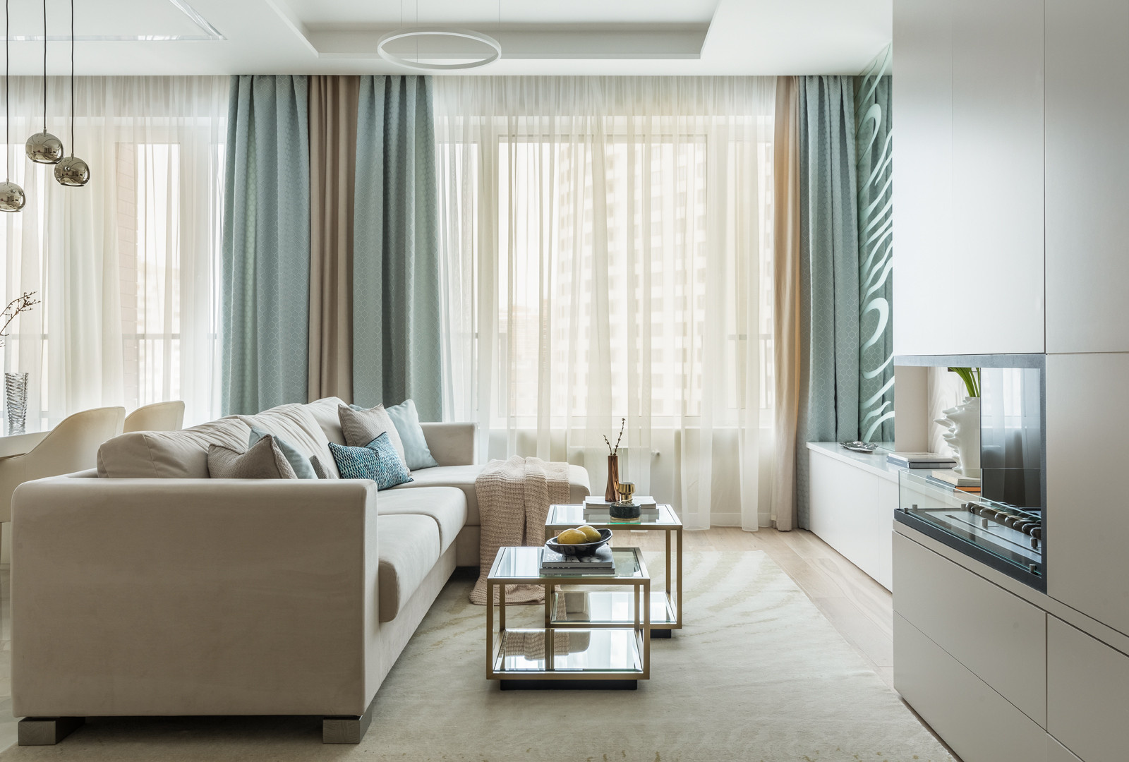 Квартира 99 м2 ЖК Родной город. Воронцовский парк в современном стиле