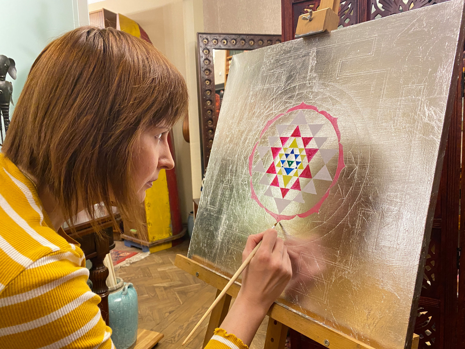 Изготовление персональной янтры для интерьера