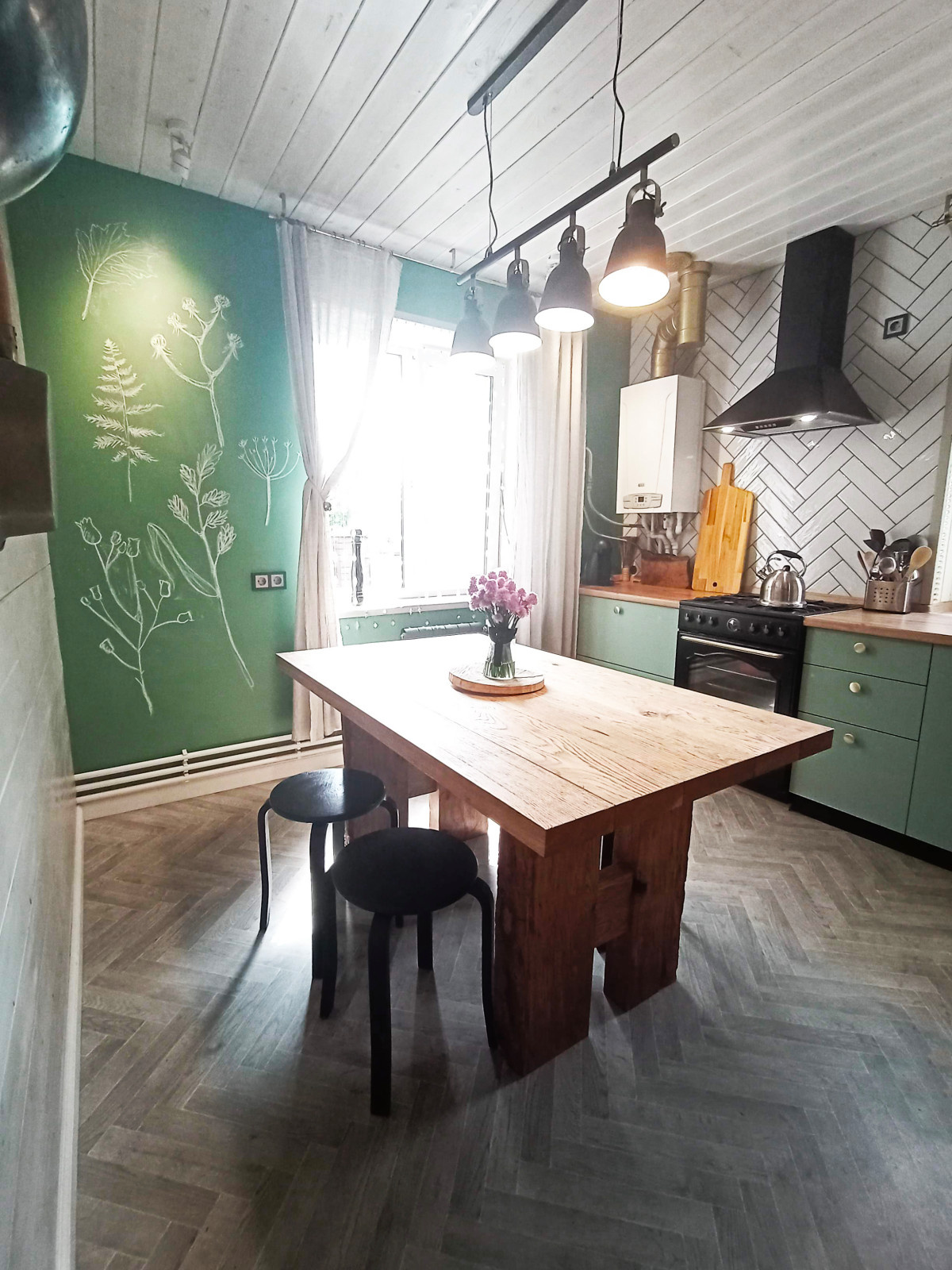Кухня в деревенском доме
