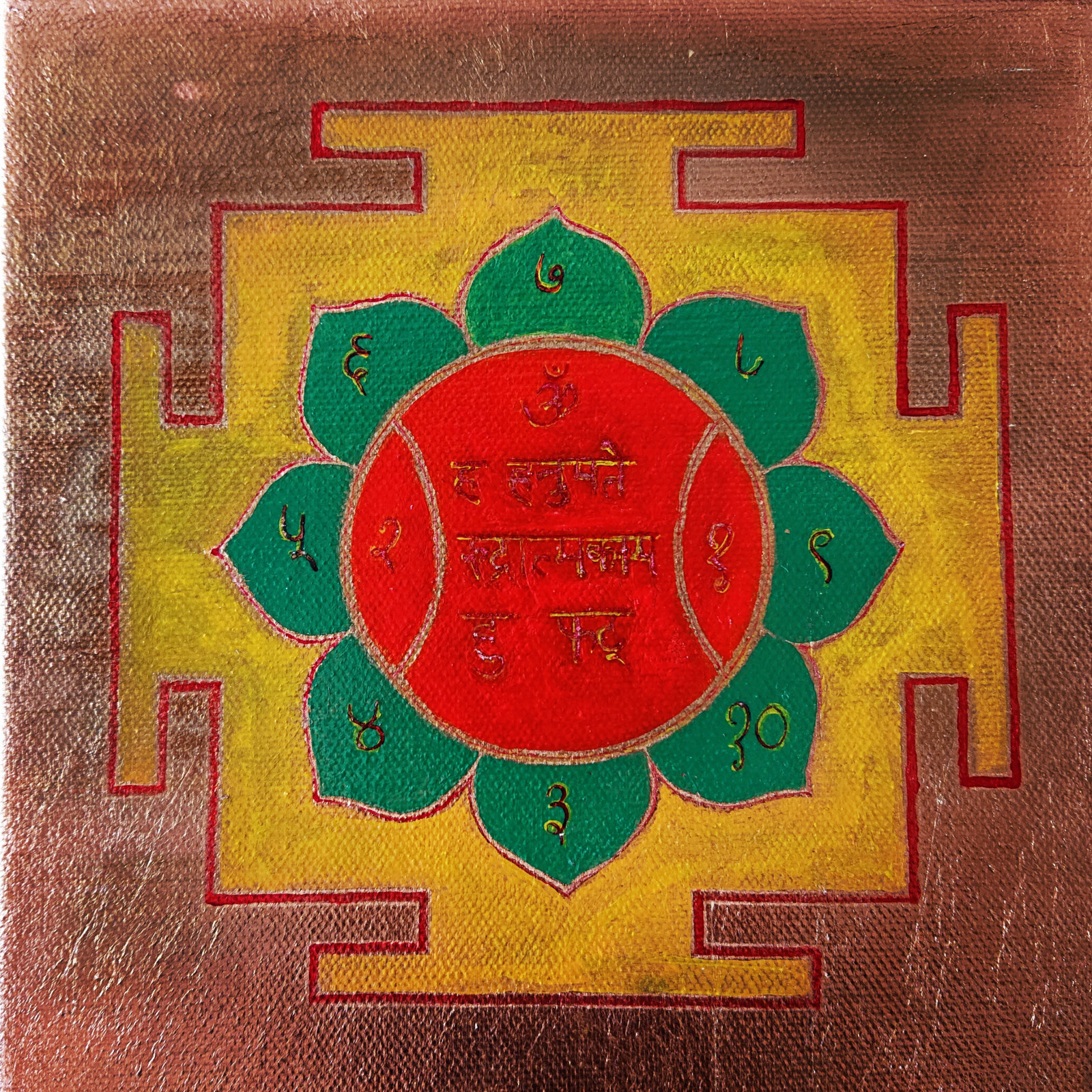 Изготовление персональной янтры для интерьера