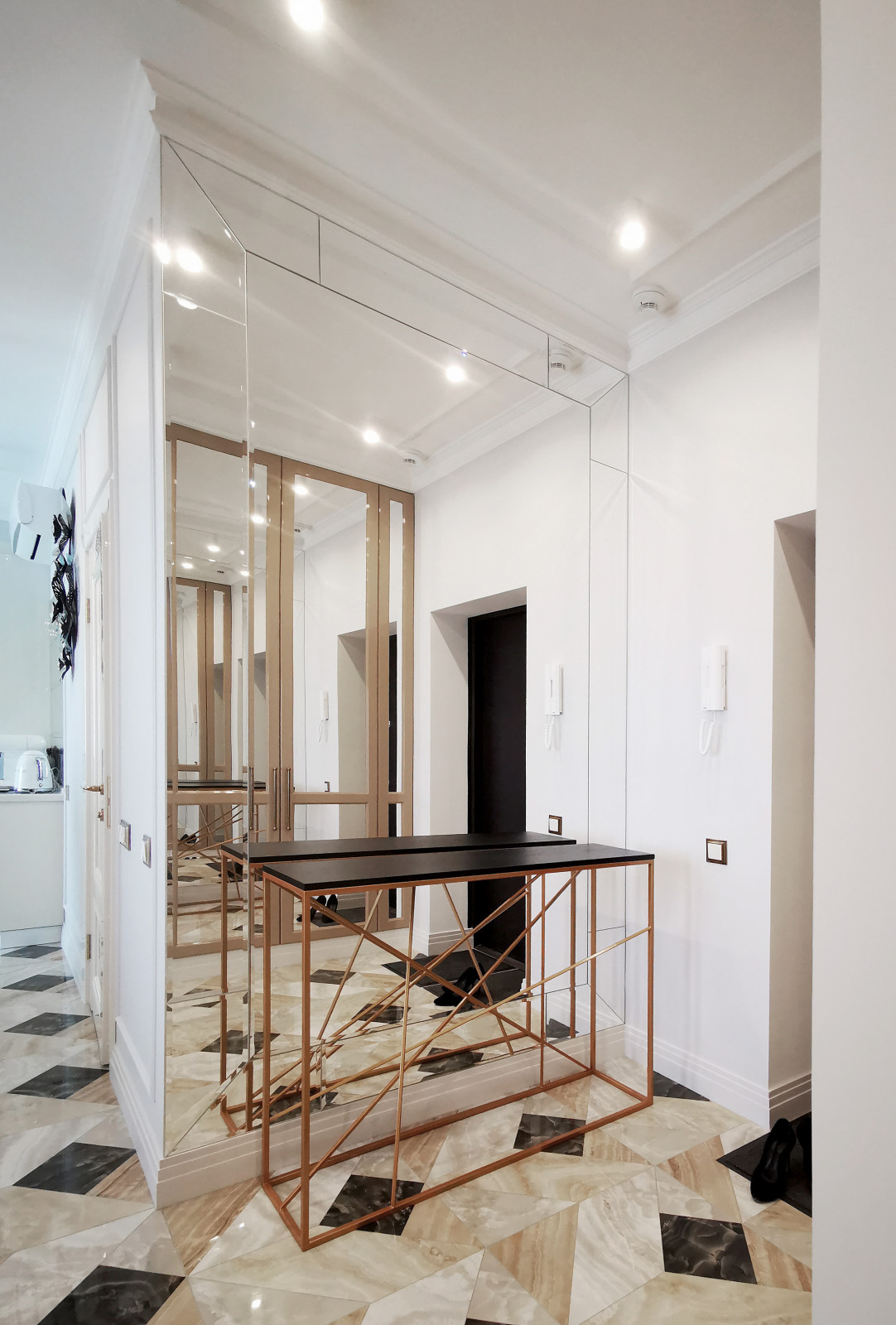 Квартира 110 м2 ЖК Триумф Палас в стиле неоклассика