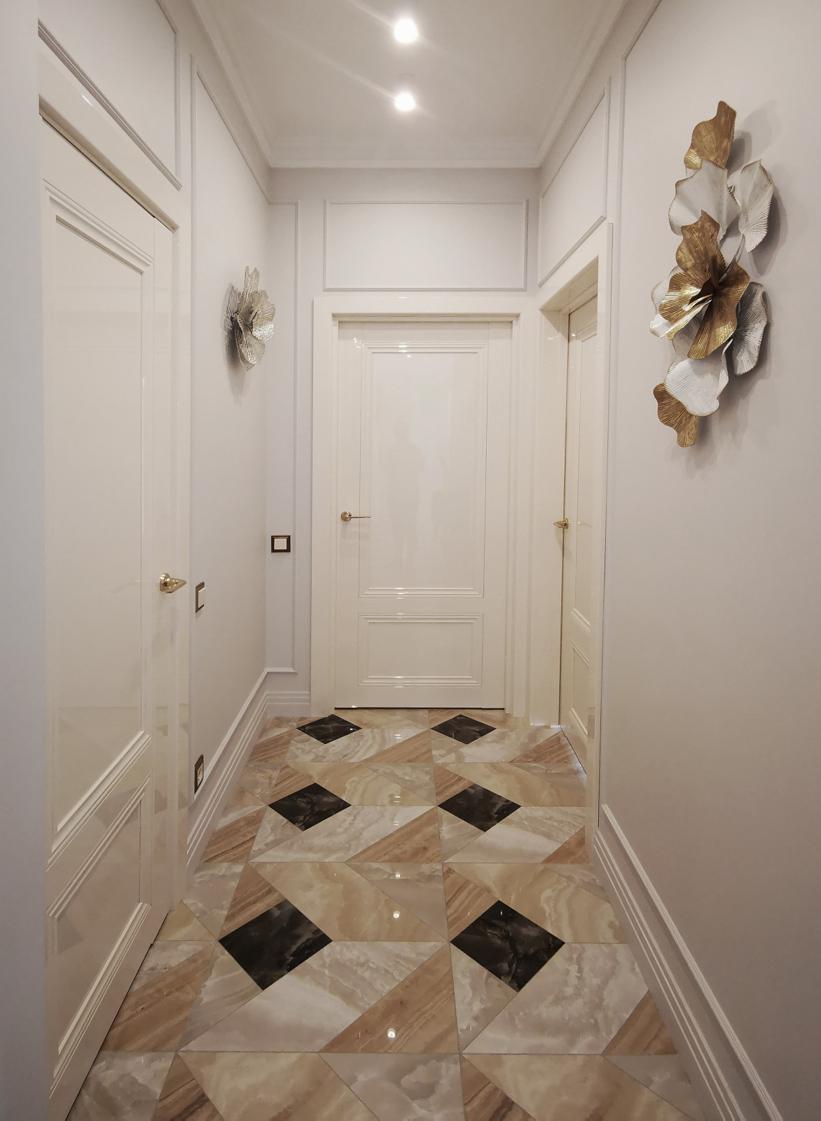 Квартира 110 м2 ЖК Триумф Палас в стиле неоклассика